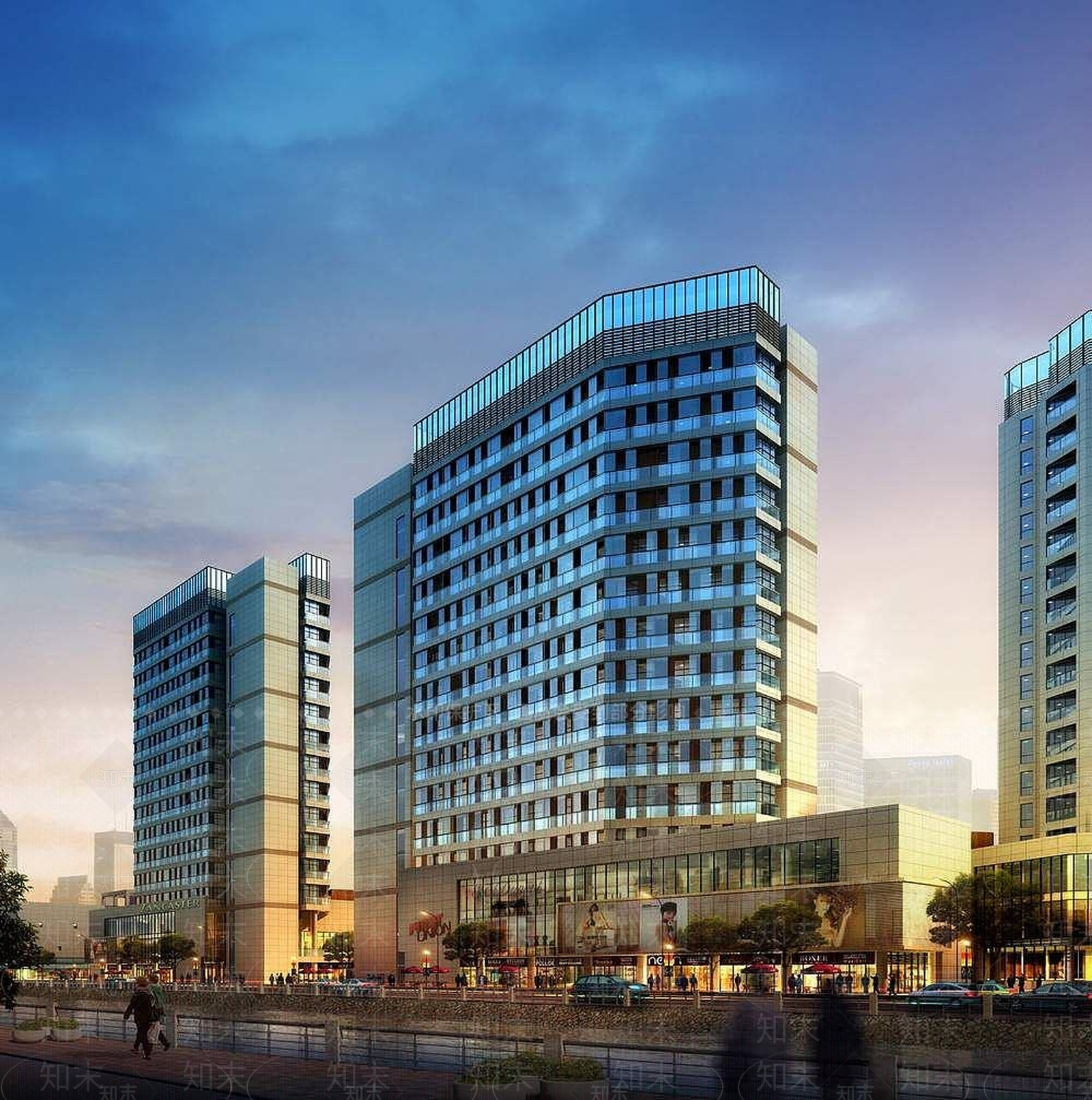 现代其他建筑外观3D模型下载【ID:1187337363】