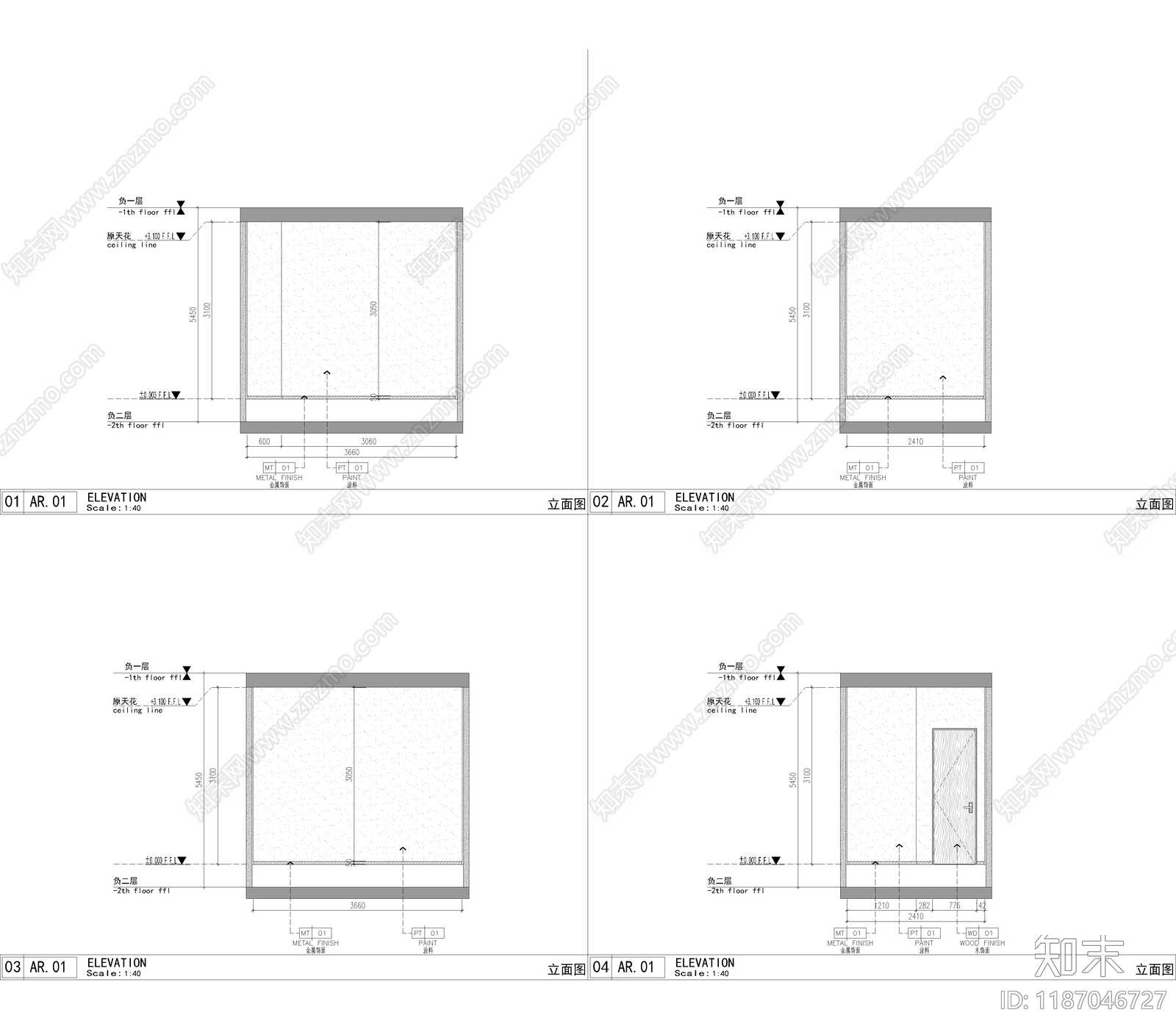 其他家装空间施工图下载【ID:1187046727】