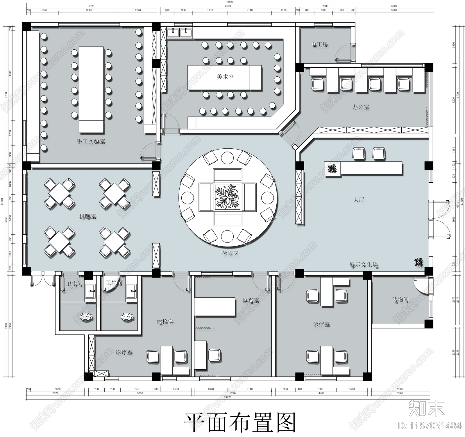 现代活动中心施工图下载【ID:1187051484】