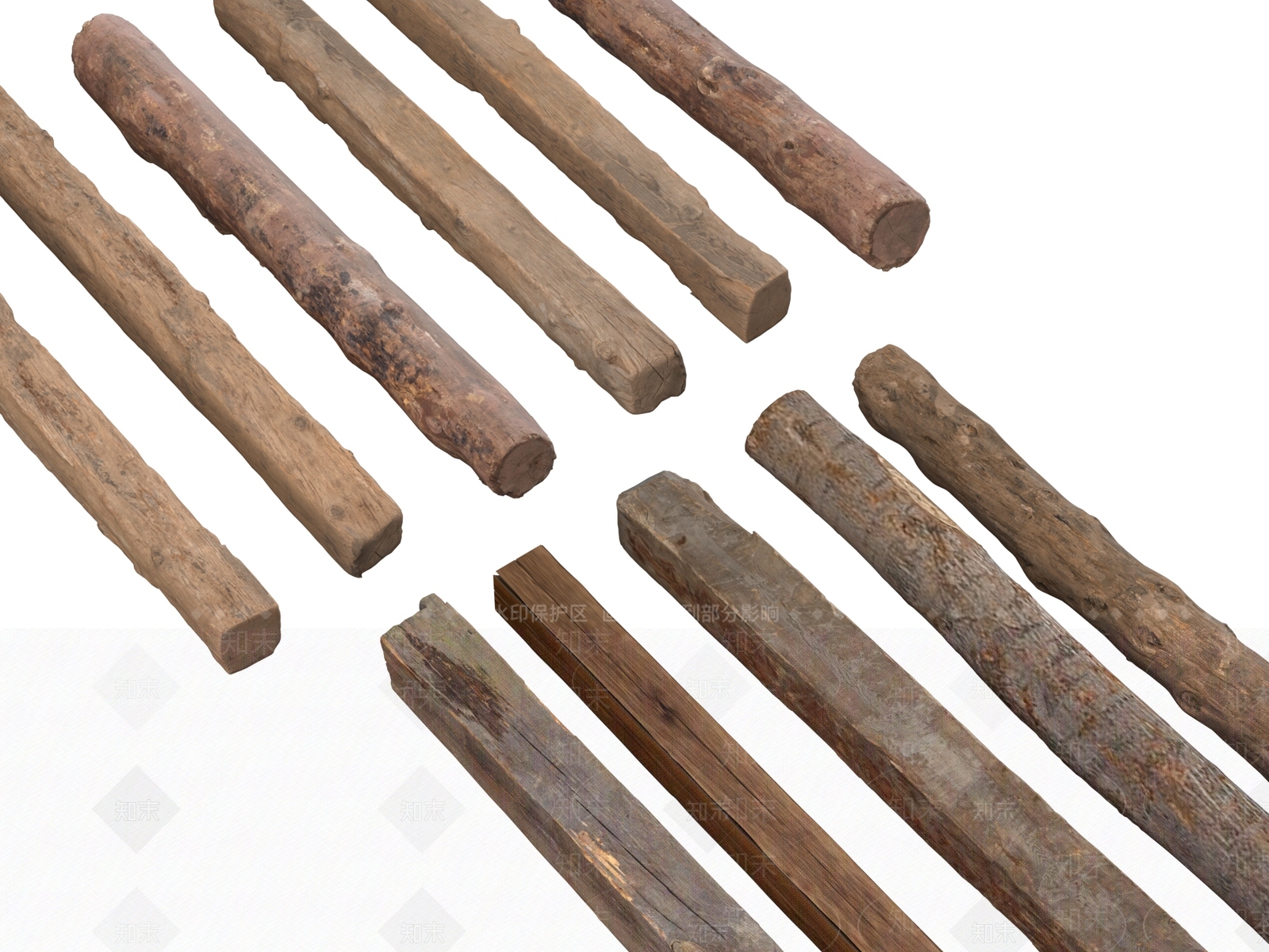 木头木板3D模型下载【ID:1187052150】