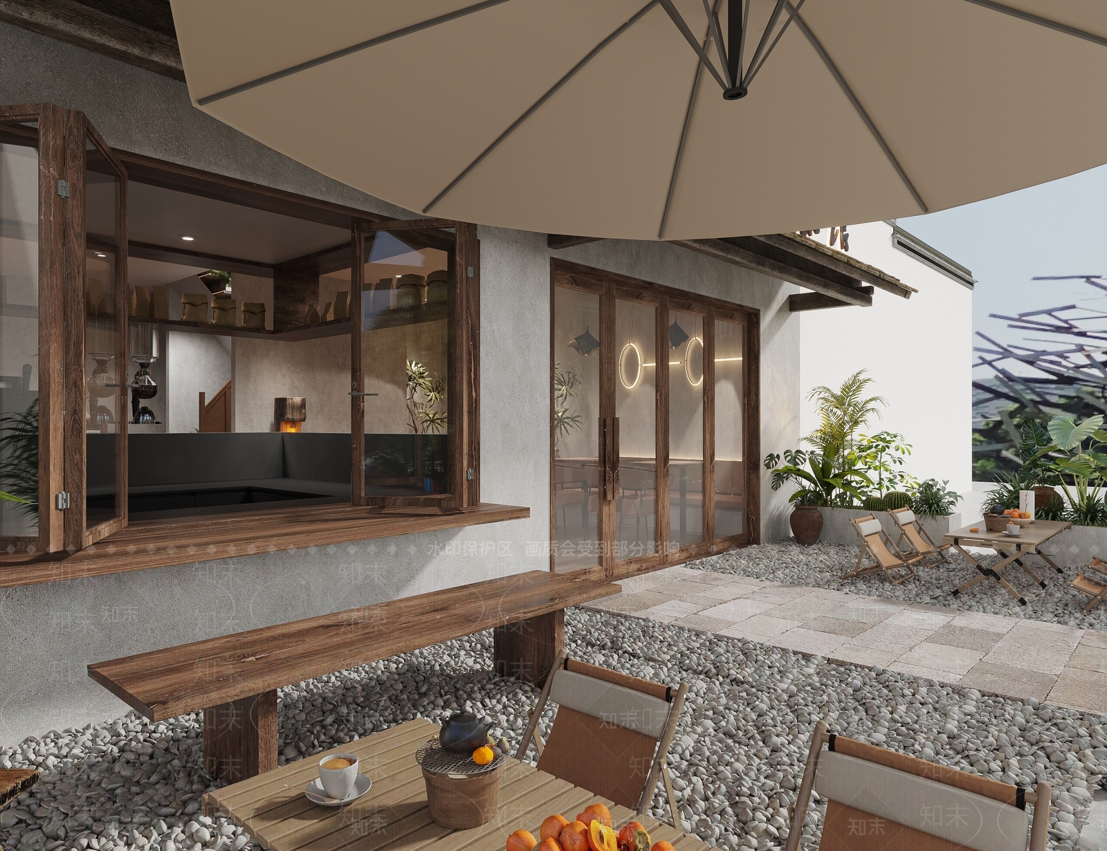 新中式中式茶馆3D模型下载【ID:1187054865】