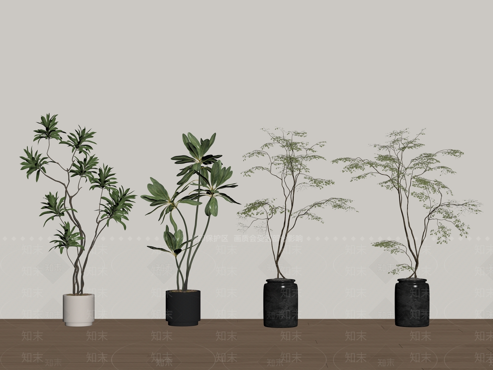 盆栽SU模型下载【ID:1187056839】
