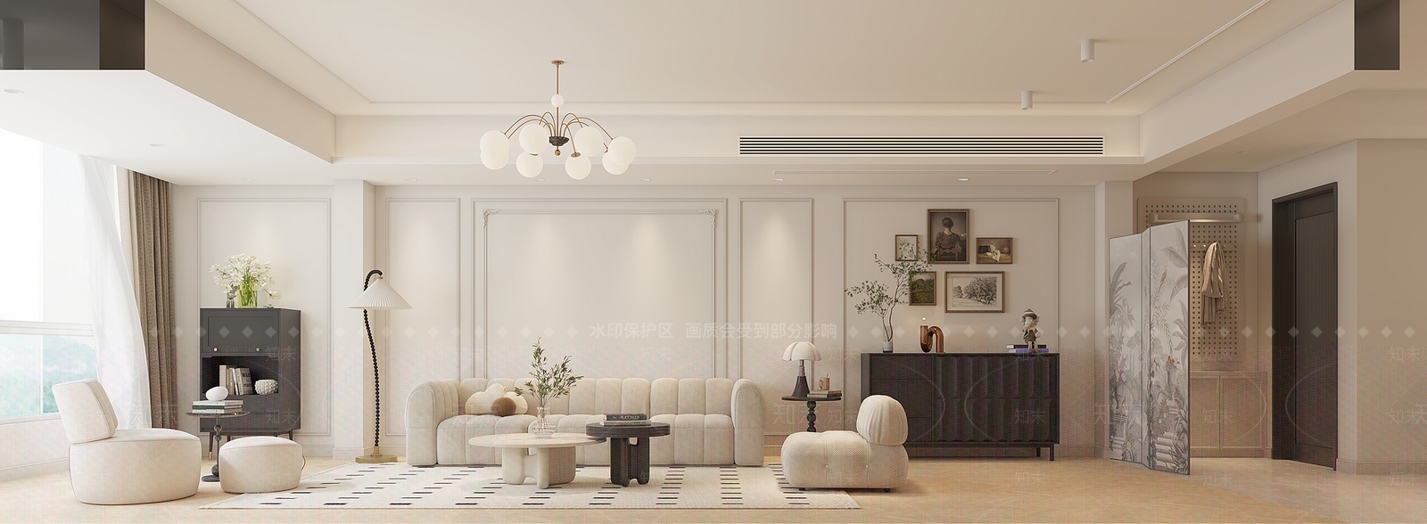 法式开放式厨房3D模型下载【ID:1215038074】