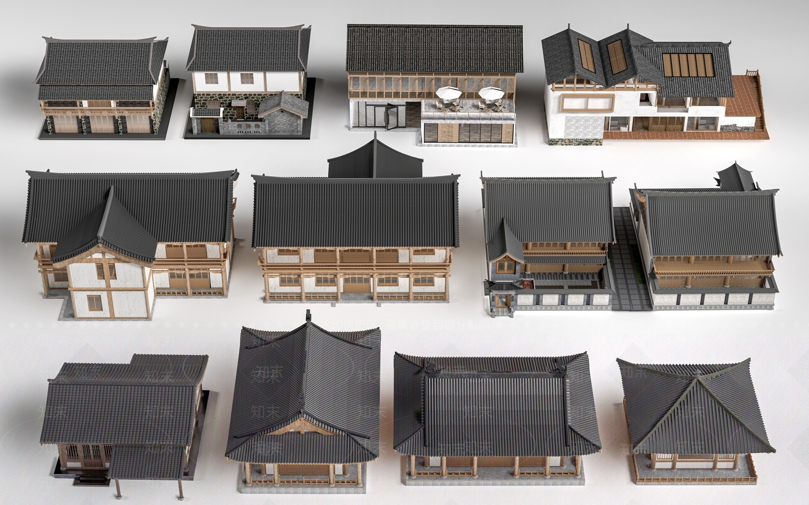 现代其他景观小建筑SU模型下载【ID:1187059065】