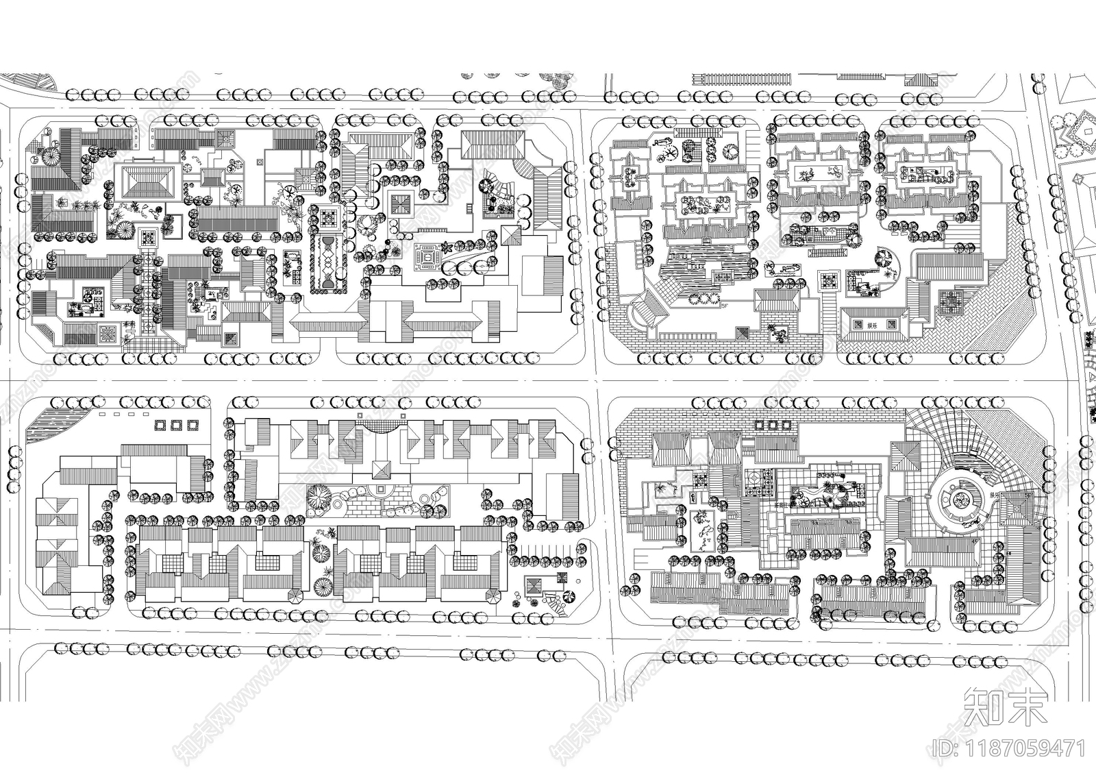 规划平面图施工图下载【ID:1187059471】