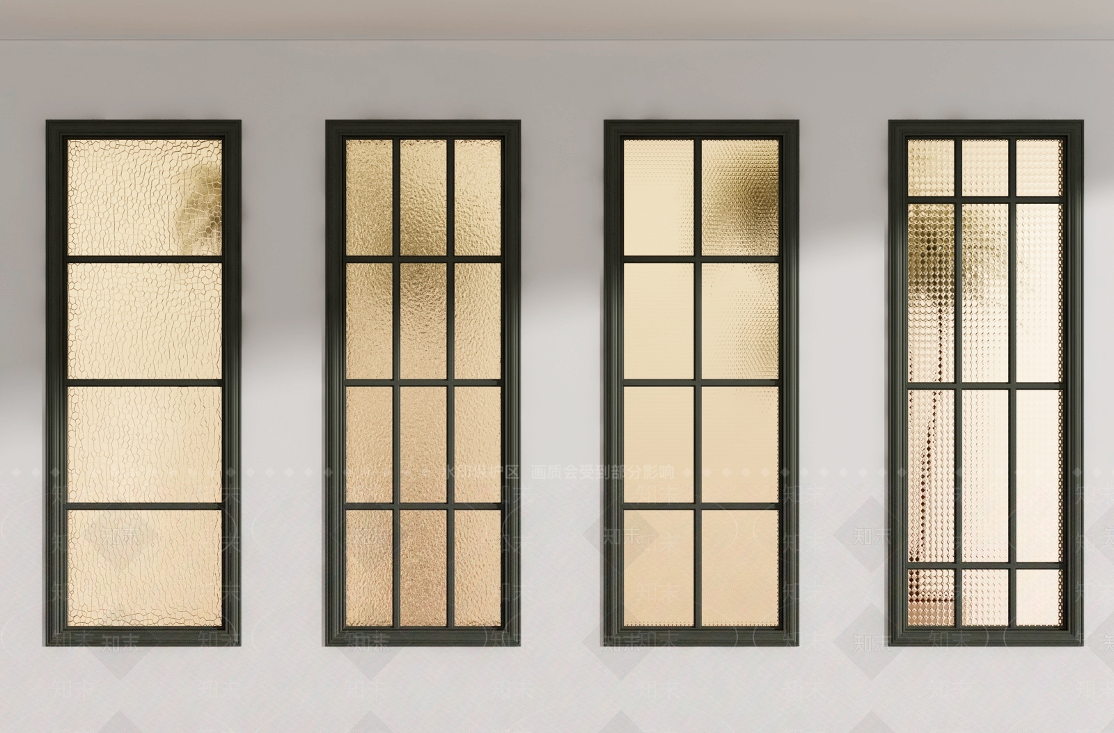 法式落地窗SU模型下载【ID:1187065835】