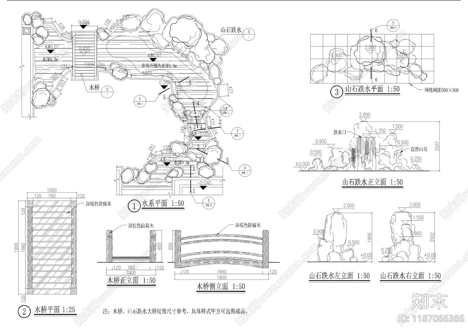 现代雕塑施工图下载【ID:1187066386】