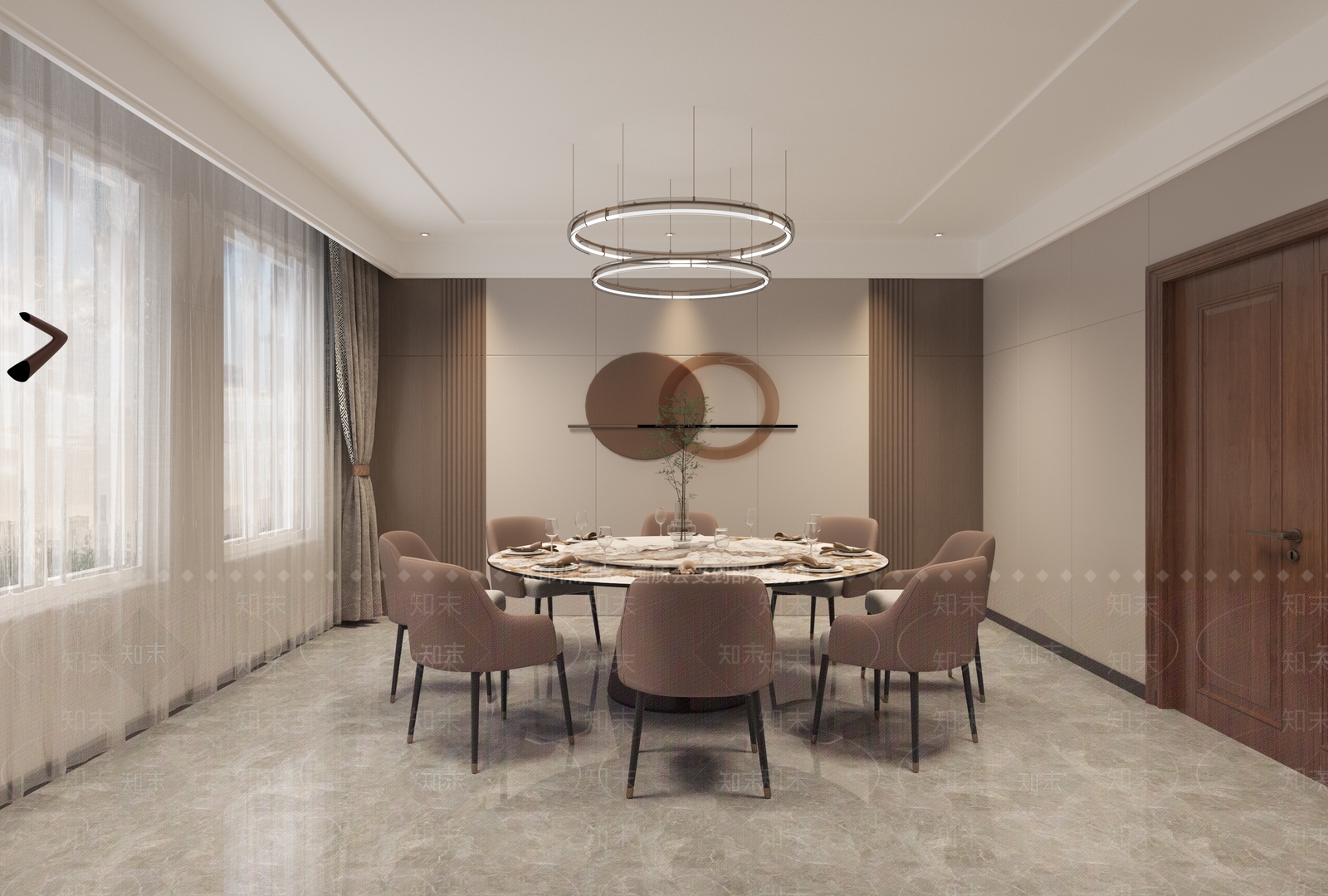 新中式中式包厢3D模型下载【ID:1187067855】