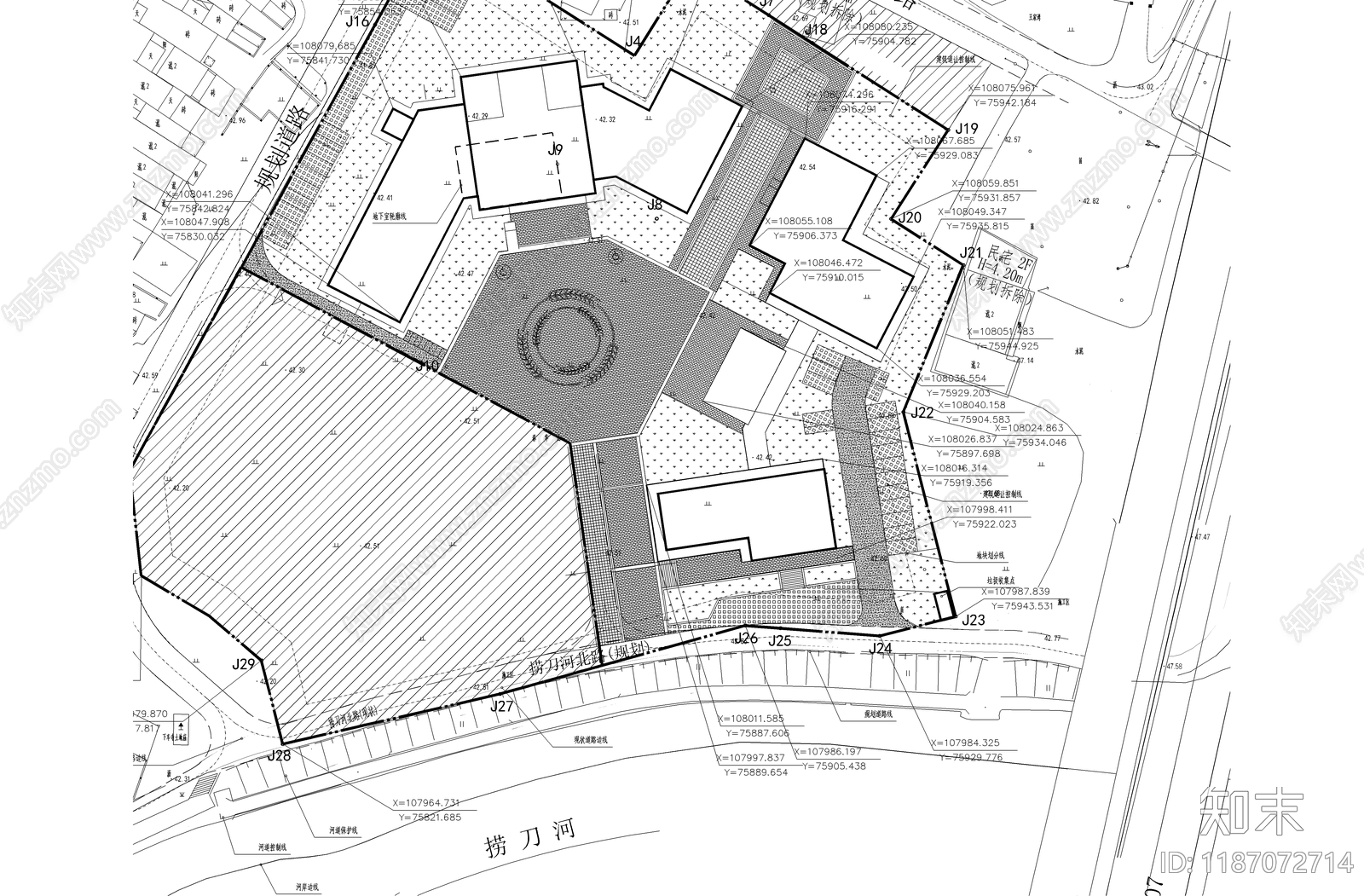 办公景观cad施工图下载【ID:1187072714】
