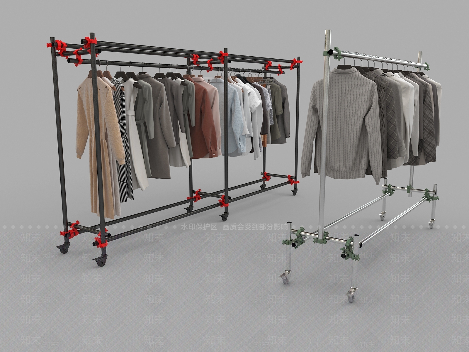 工业衣架3D模型下载【ID:1187076916】