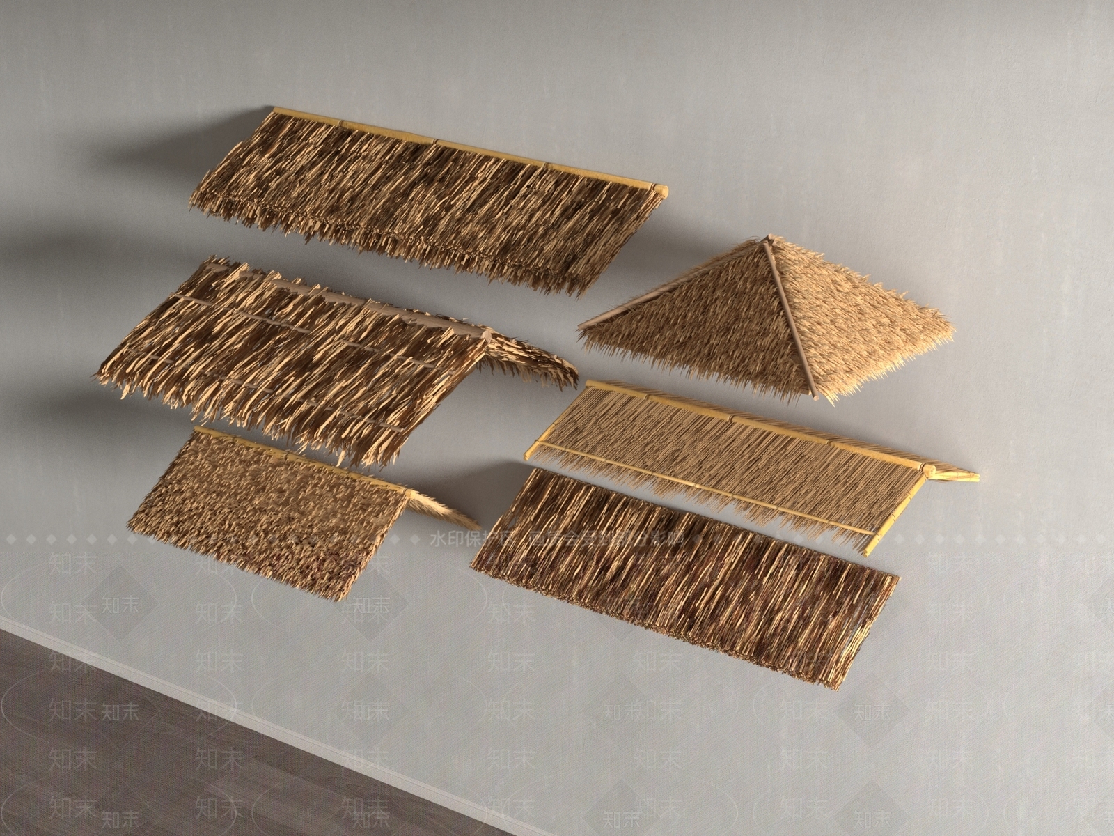 现代屋檐3D模型下载【ID:1187077016】