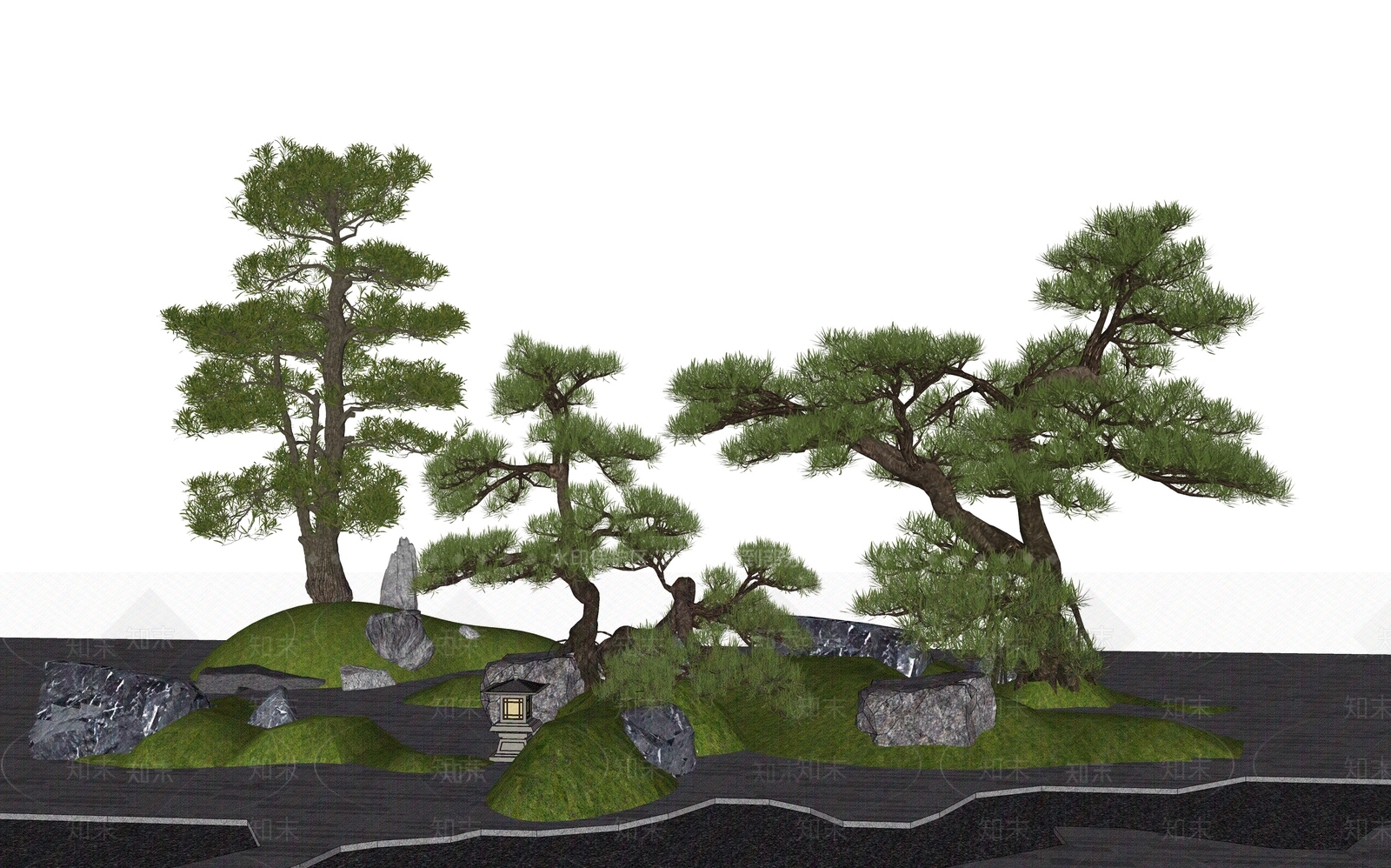 乔木SU模型下载【ID:1187078734】