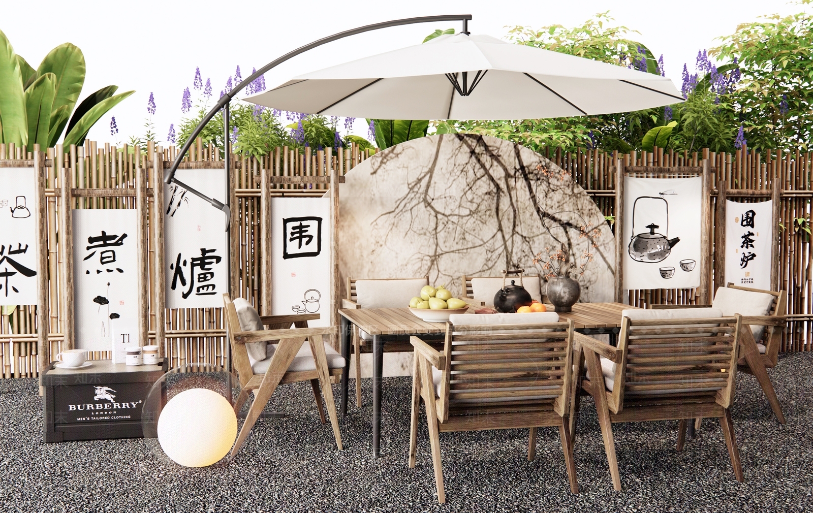 现代户外桌椅SU模型下载【ID:1187080005】