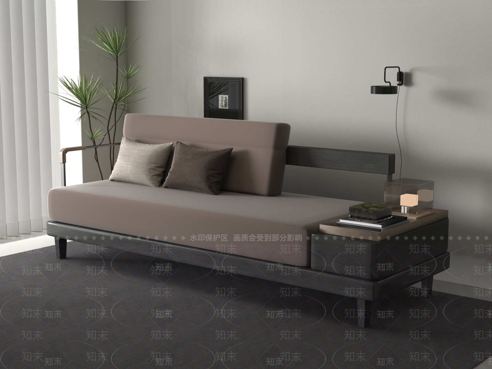 贵妃椅SU模型下载【ID:1187082550】
