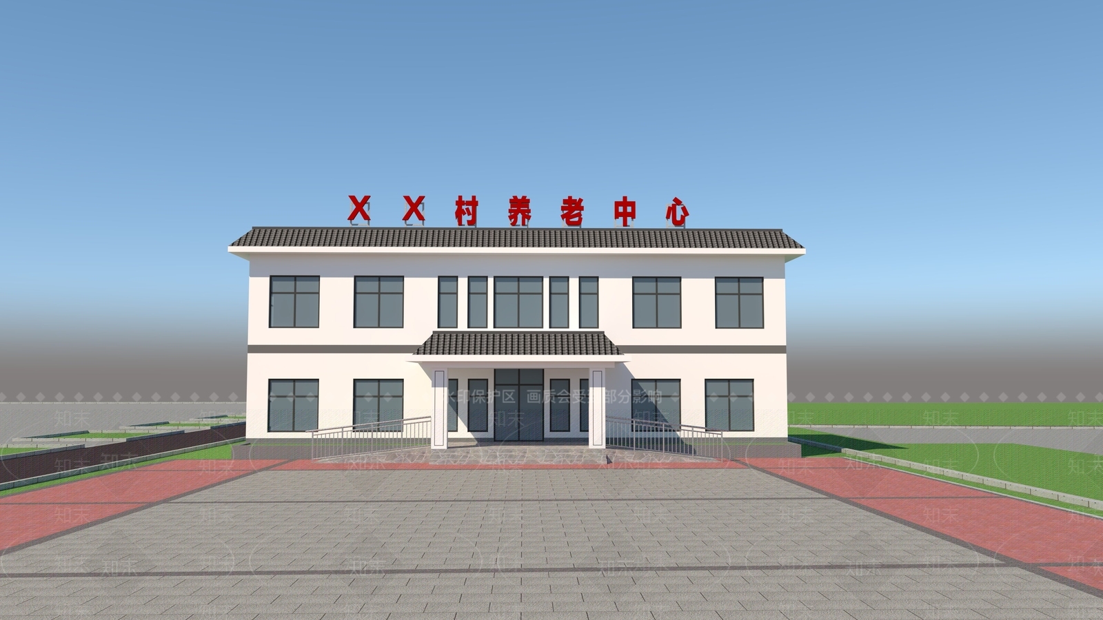 新中式中式其他公共建筑3D模型下载【ID:1187092390】