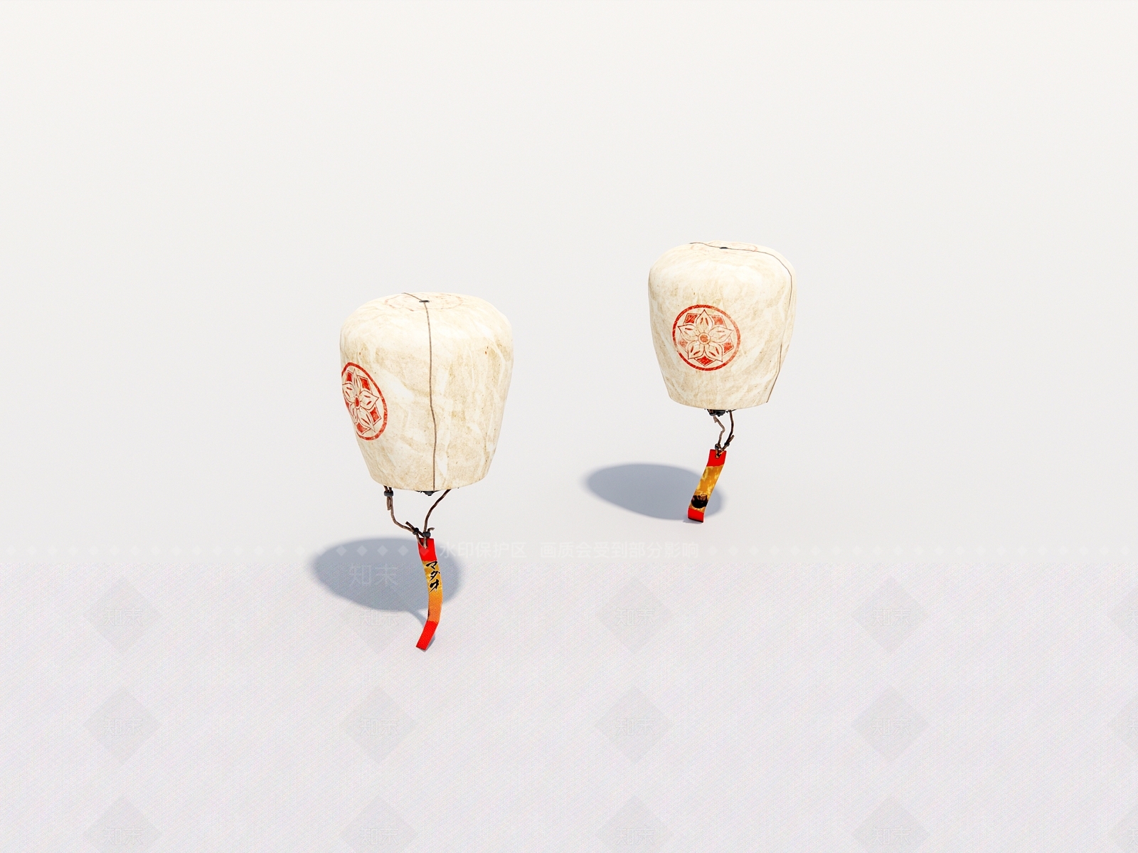 现代灯笼SU模型下载【ID:1187099321】