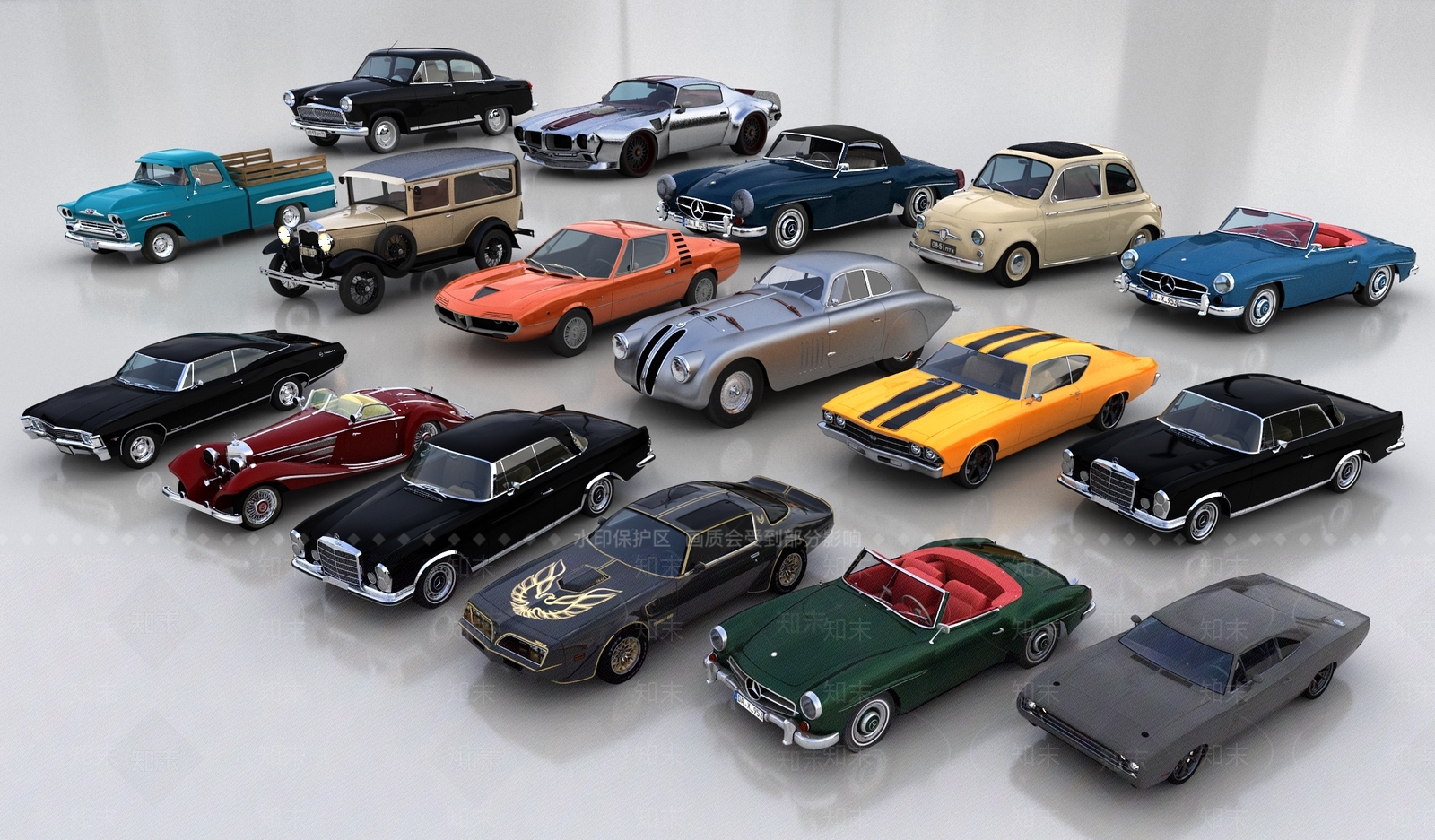 汽车3D模型下载【ID:1187103944】