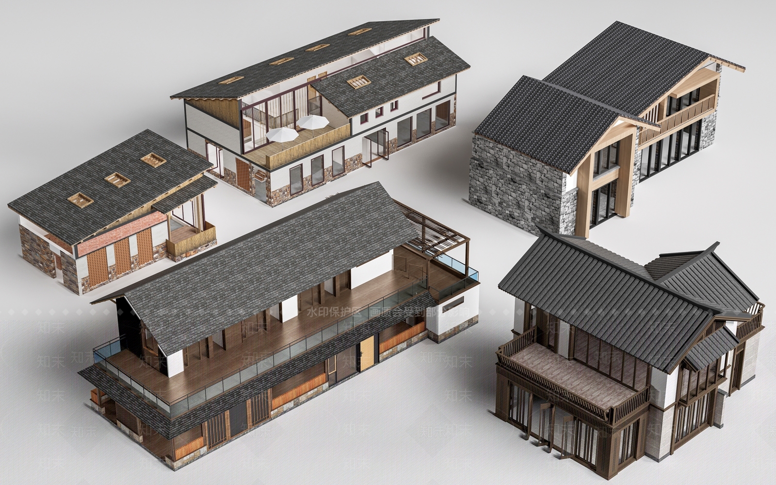 现代其他商业建筑3D模型下载【ID:1187106286】