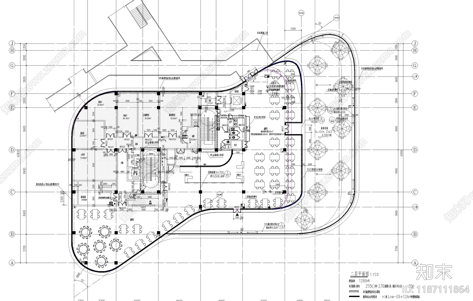 现代其他公共建筑cad施工图下载【ID:1187111864】