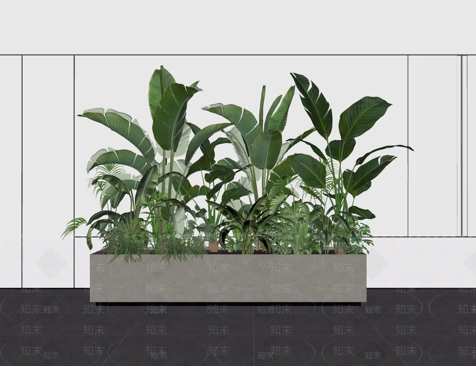 盆栽SU模型下载【ID:1187124859】