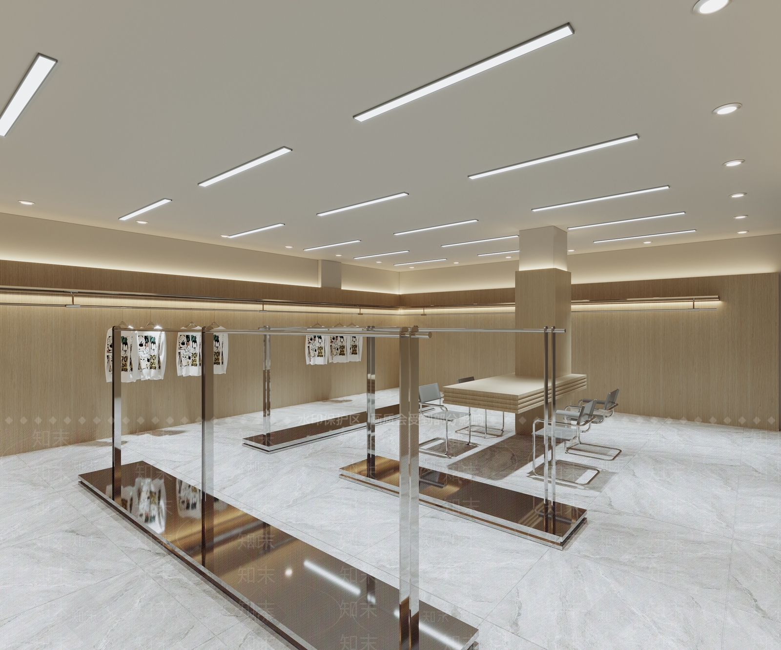 现代服装店SU模型下载【ID:1187139132】