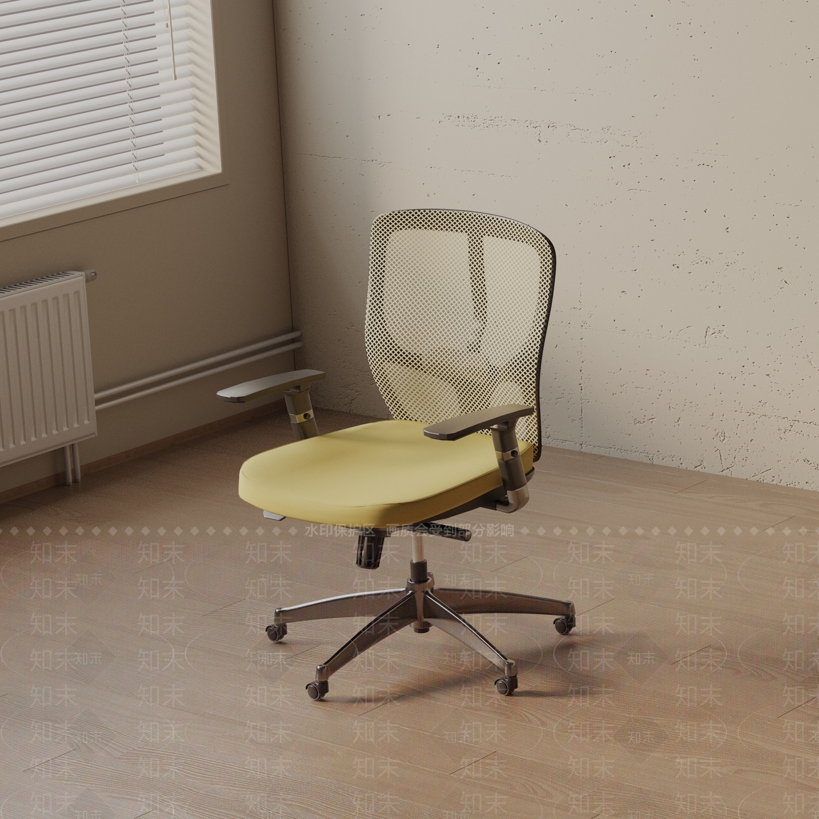 现代办公椅3D模型下载【ID:1187142581】