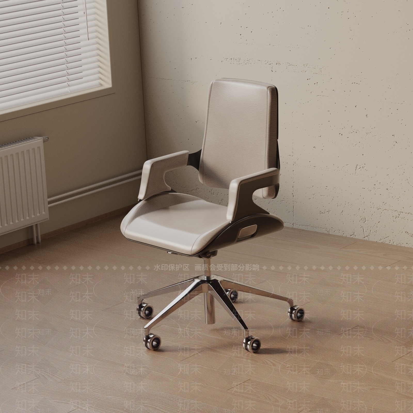 现代办公椅3D模型下载【ID:1187143163】