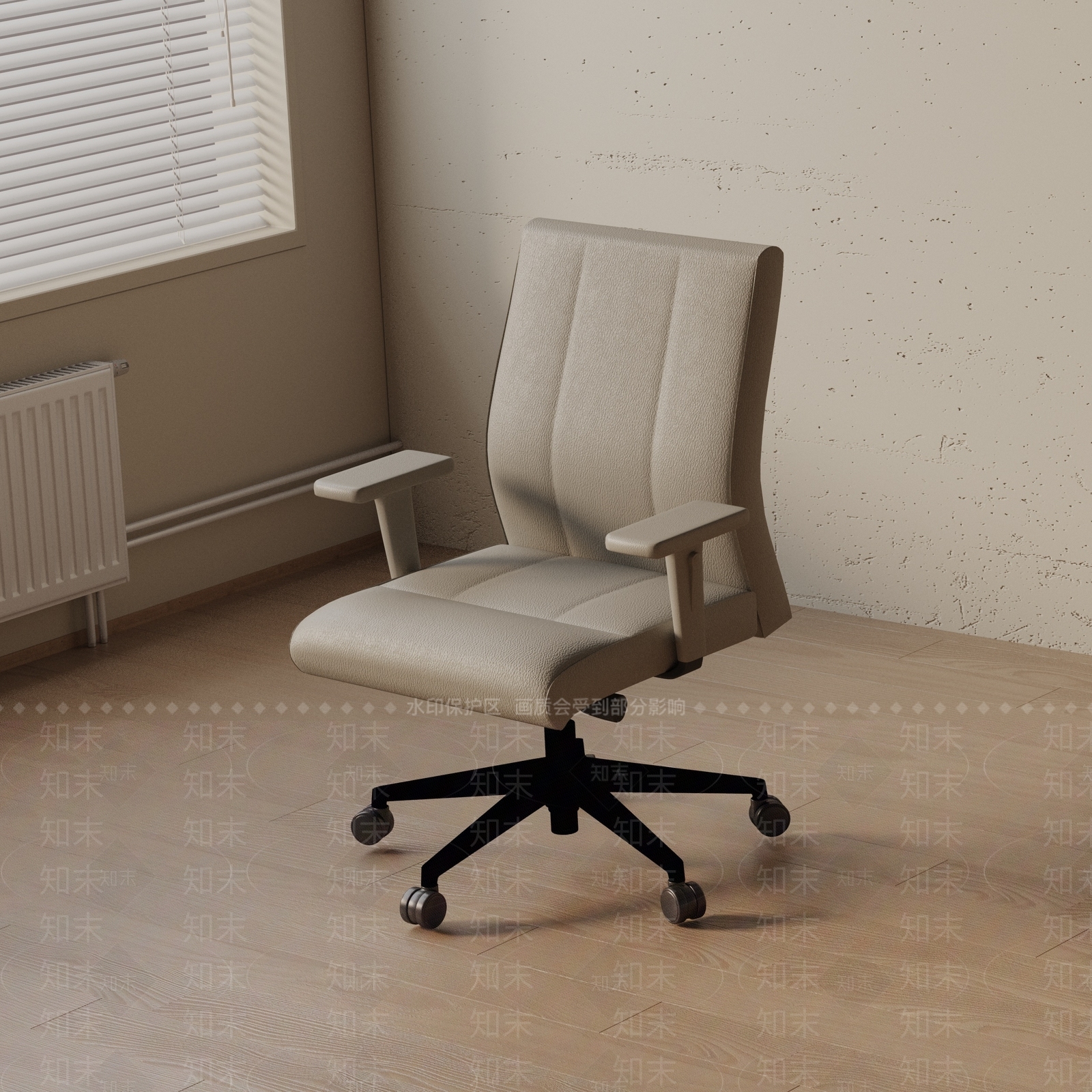 现代办公椅3D模型下载【ID:1187143364】