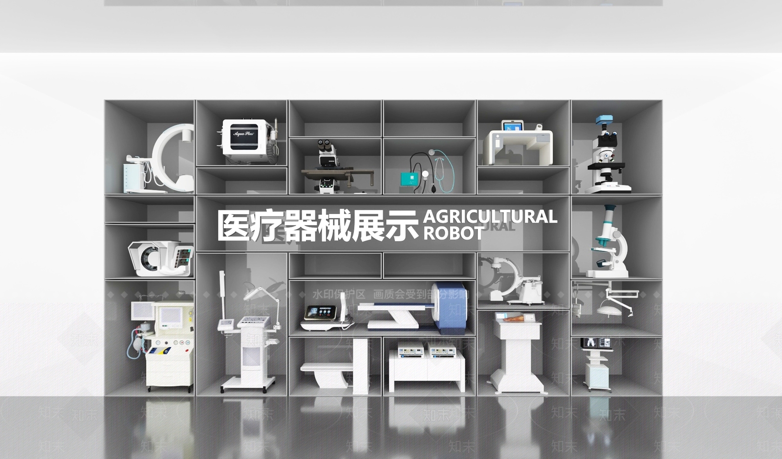现代其他展厅SU模型下载【ID:1187144415】