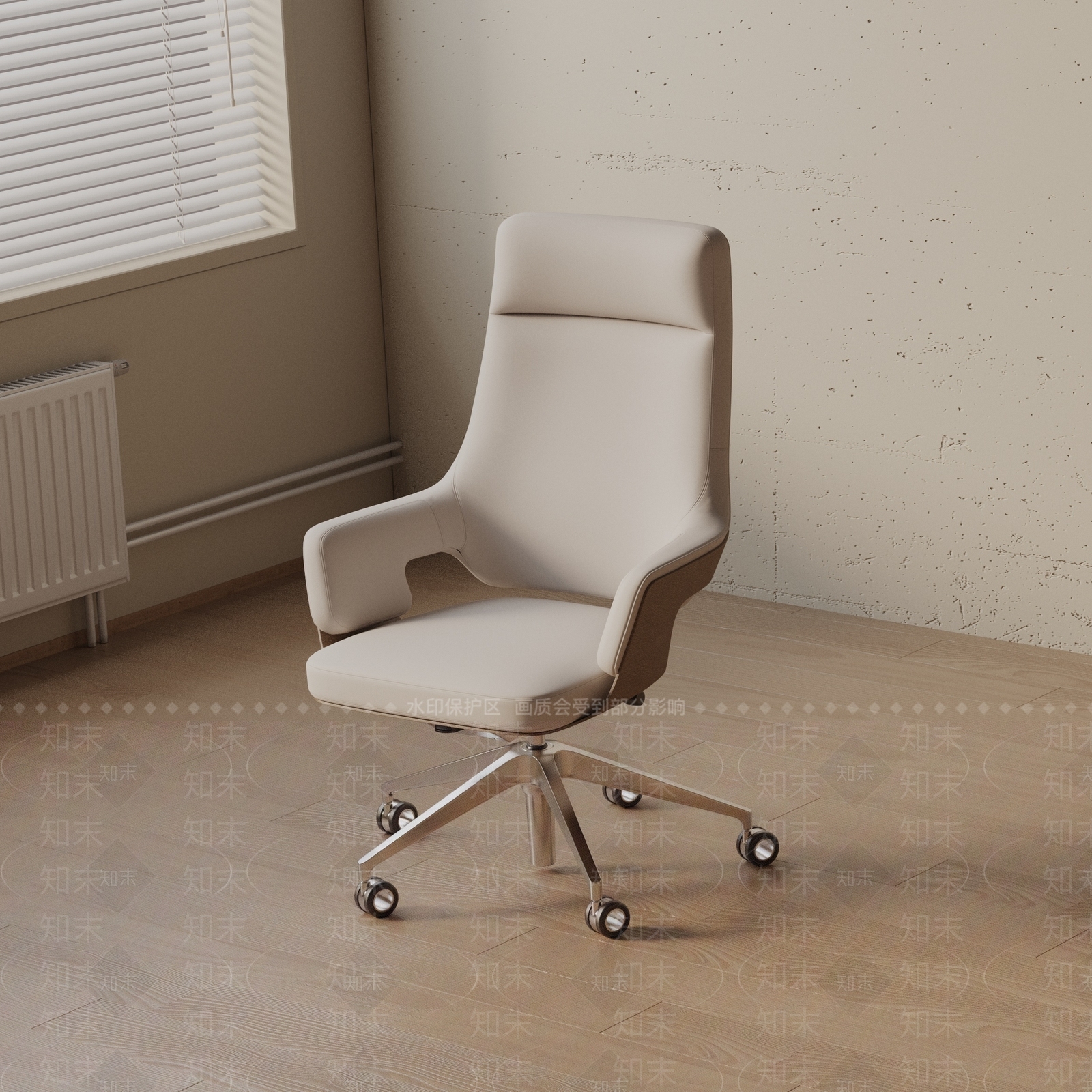 现代办公椅3D模型下载【ID:1187145053】