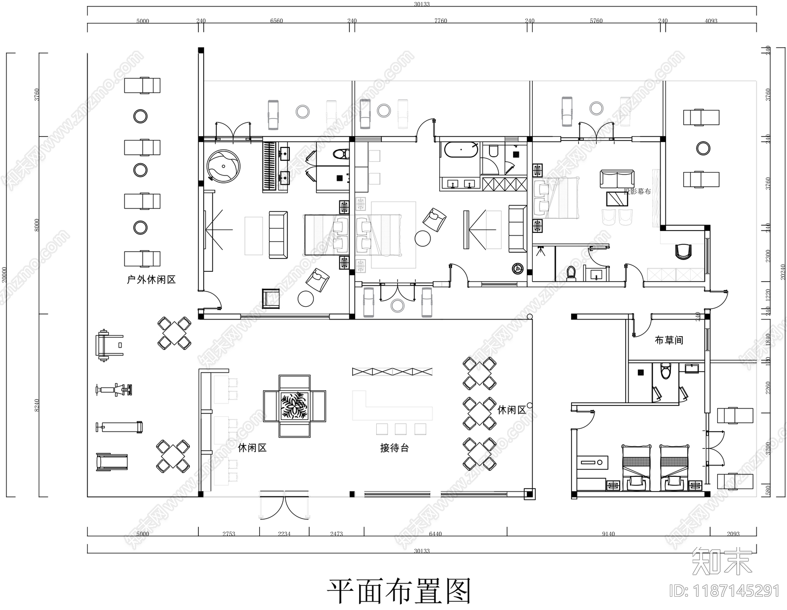 民宿施工图下载【ID:1187145291】
