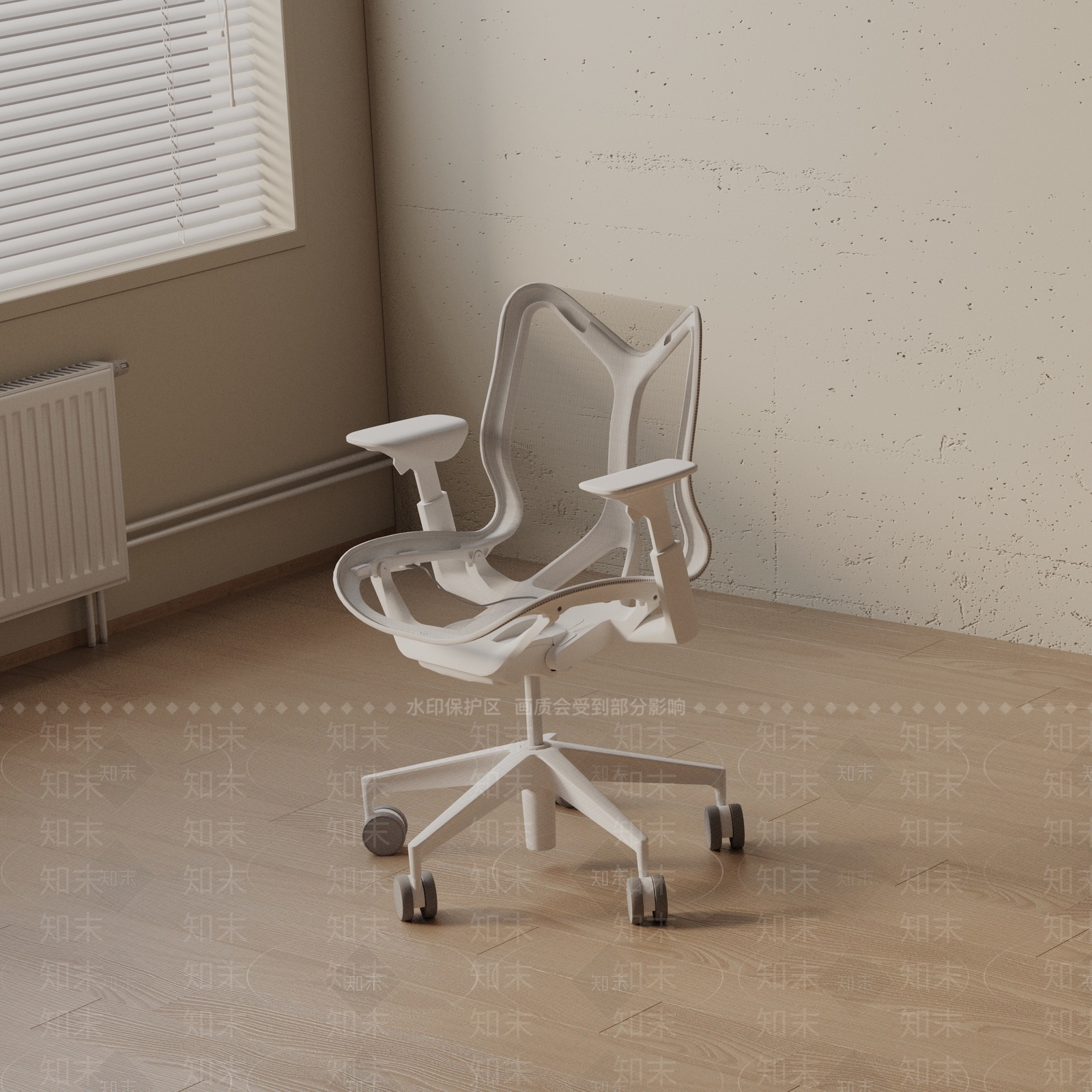 现代办公椅3D模型下载【ID:1187146610】