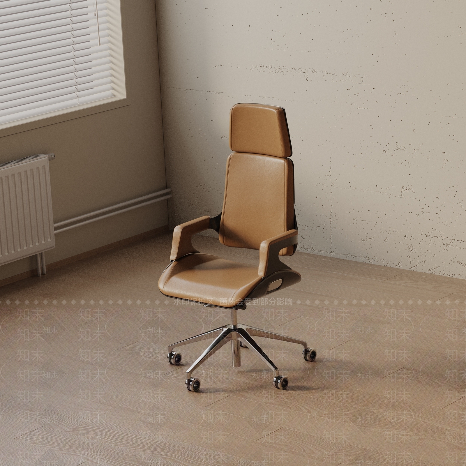 现代办公椅3D模型下载【ID:1187147366】