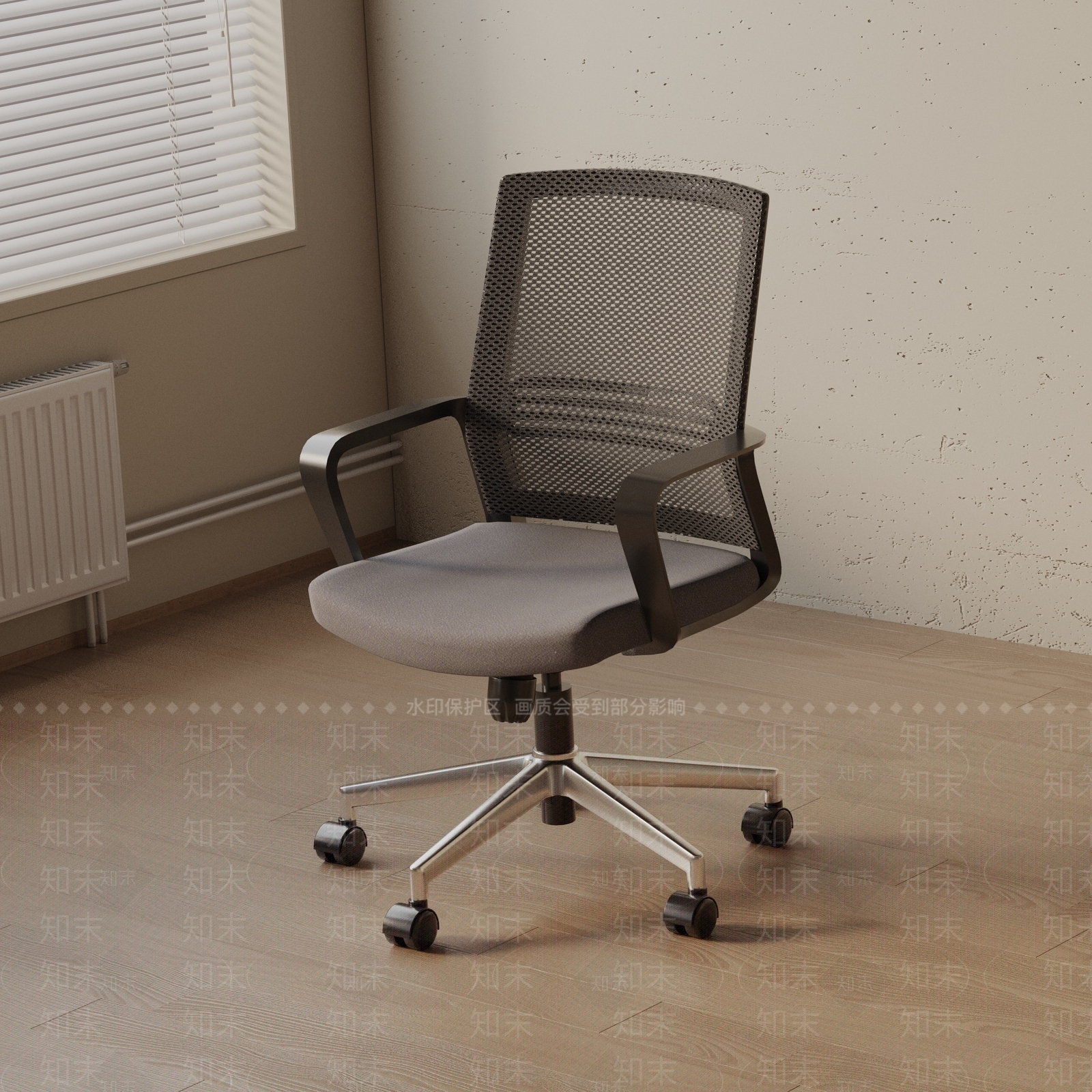 现代办公椅3D模型下载【ID:1187148071】