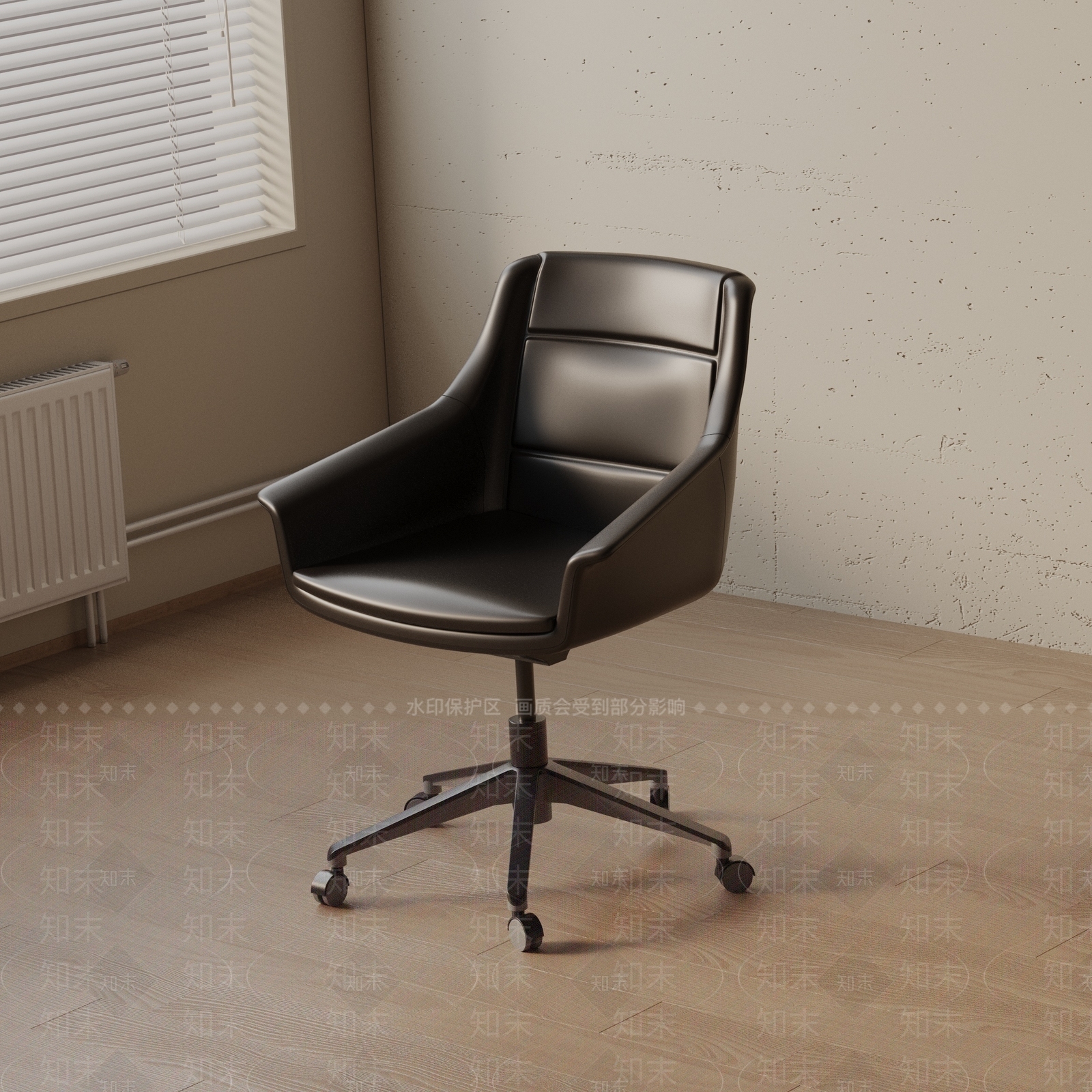 现代办公椅3D模型下载【ID:1187148309】