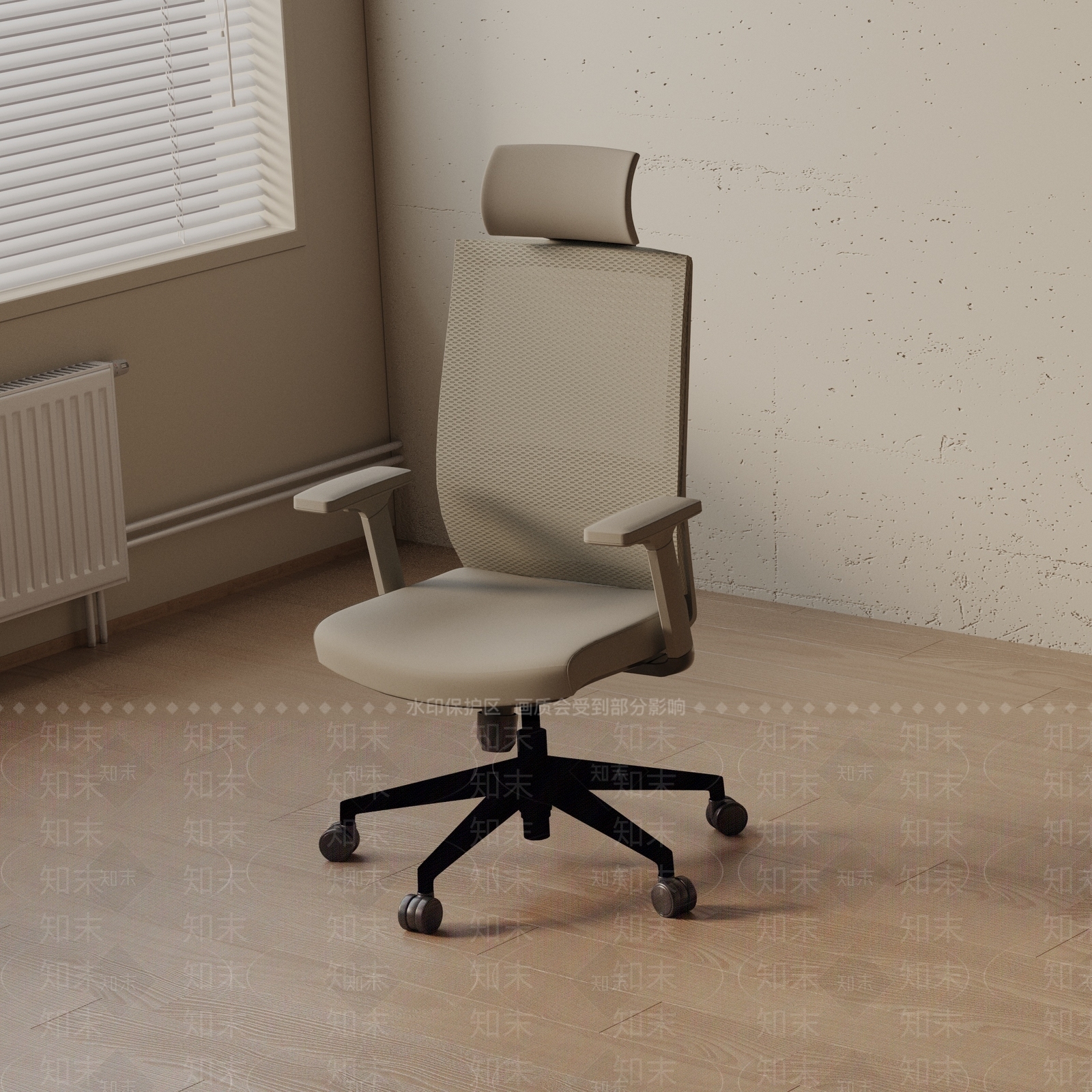 现代办公椅3D模型下载【ID:1187148717】