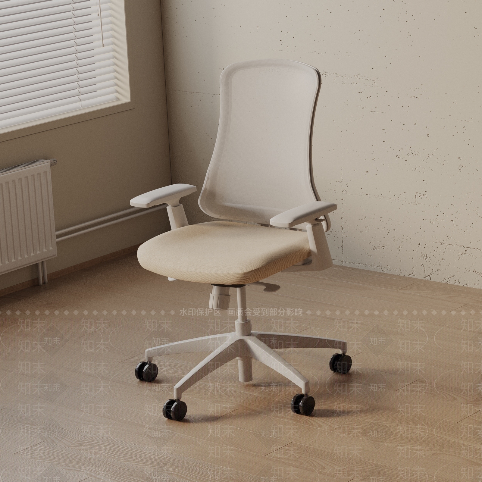 现代办公椅3D模型下载【ID:1187150057】