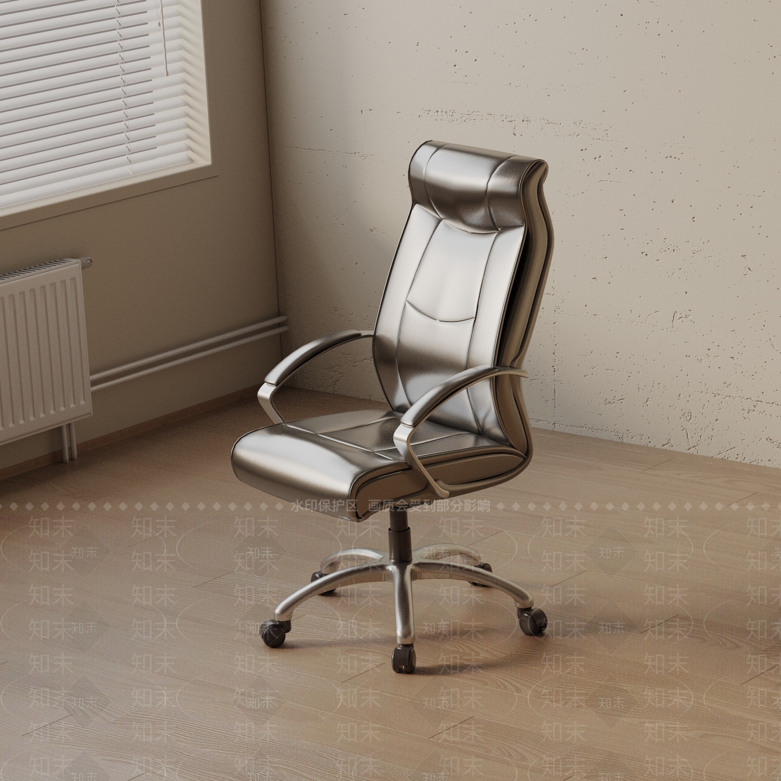 现代办公椅3D模型下载【ID:1187151406】