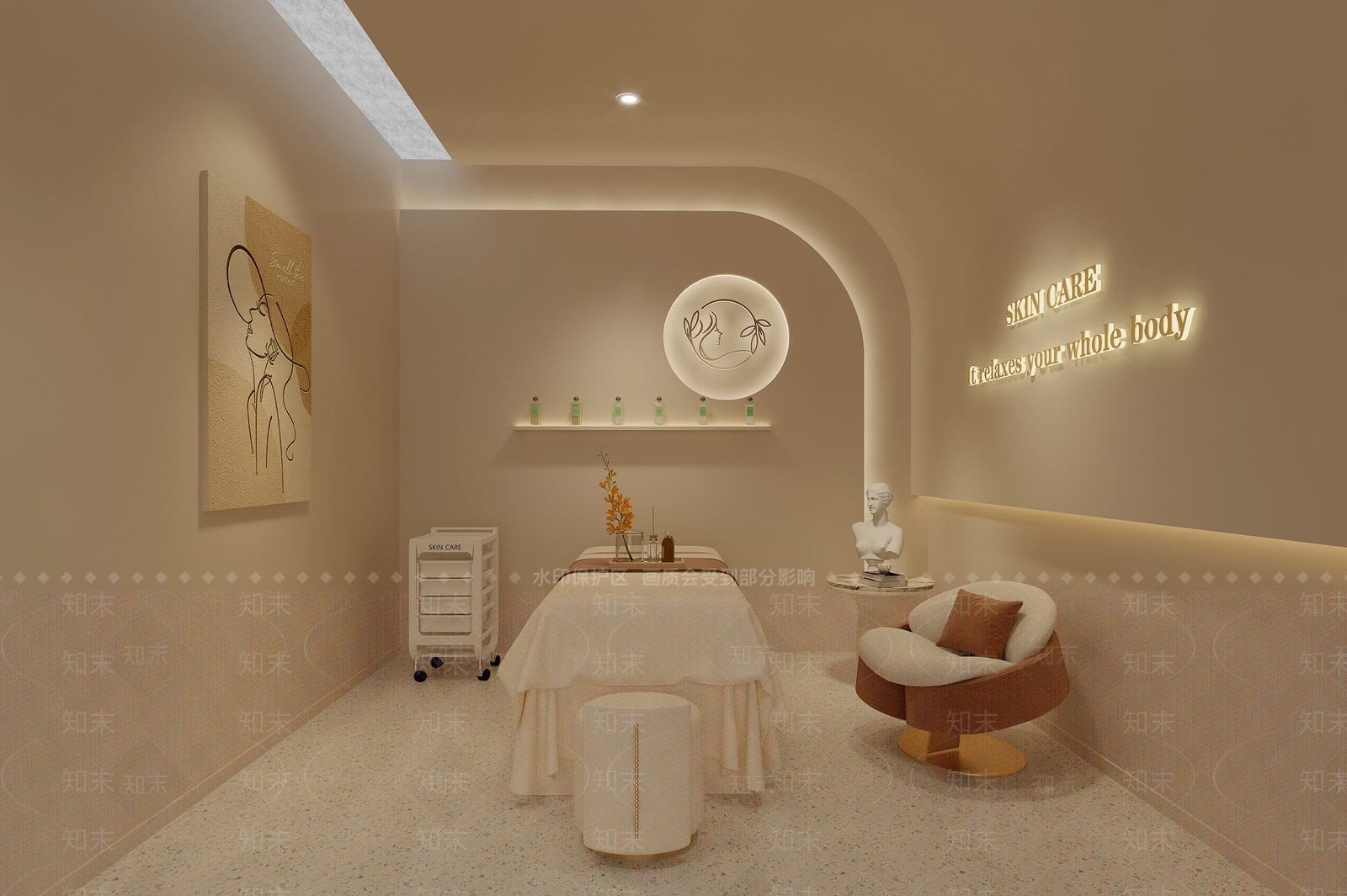 现代美容院3D模型下载【ID:1187153016】