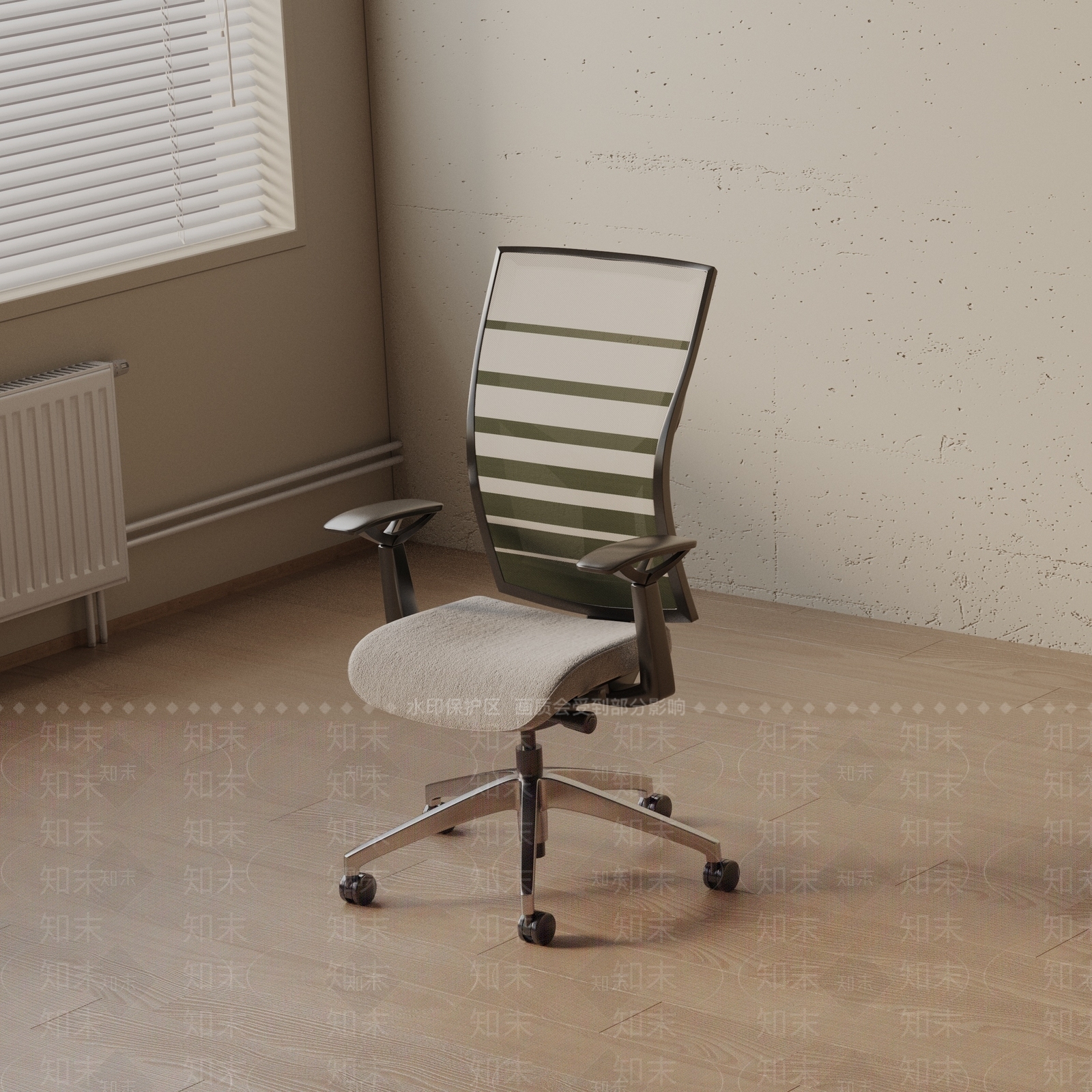 现代办公椅3D模型下载【ID:1187156858】