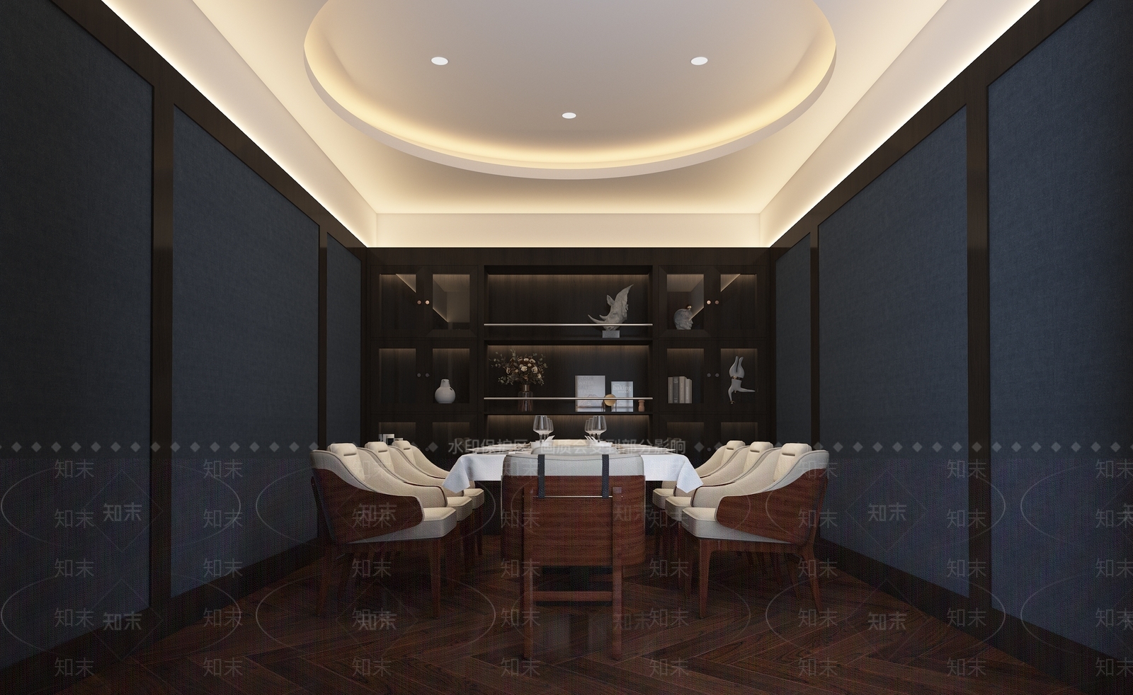 复古美式包厢3D模型下载【ID:1187157395】