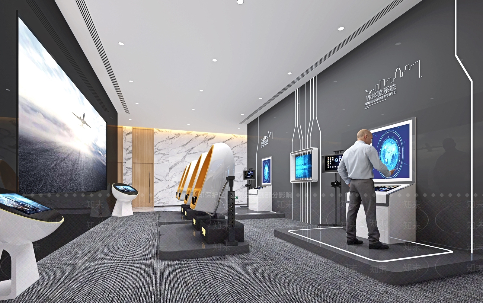 现代其他办公空间3D模型下载【ID:1187157813】