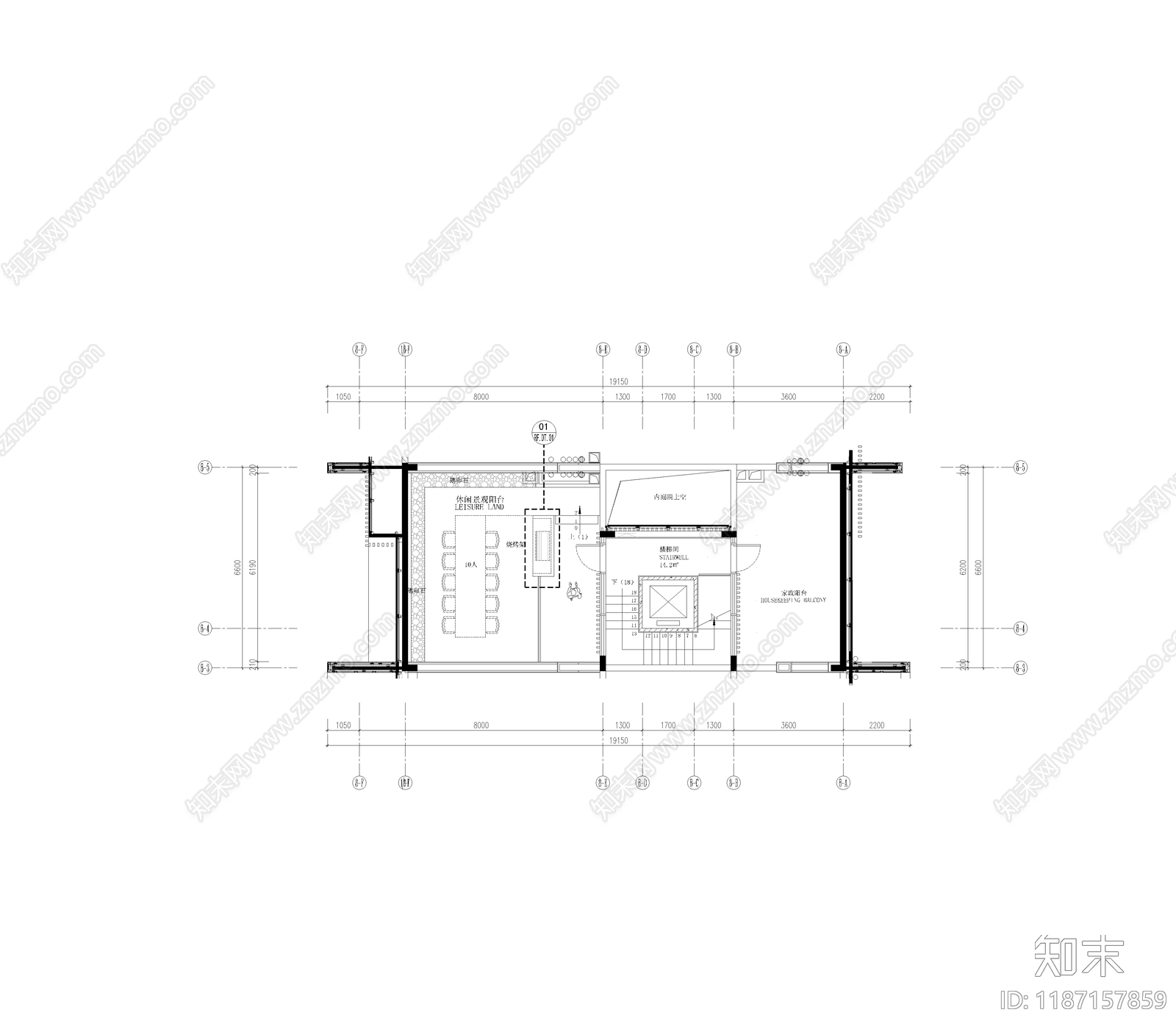 现代极简其他景观cad施工图下载【ID:1187157859】