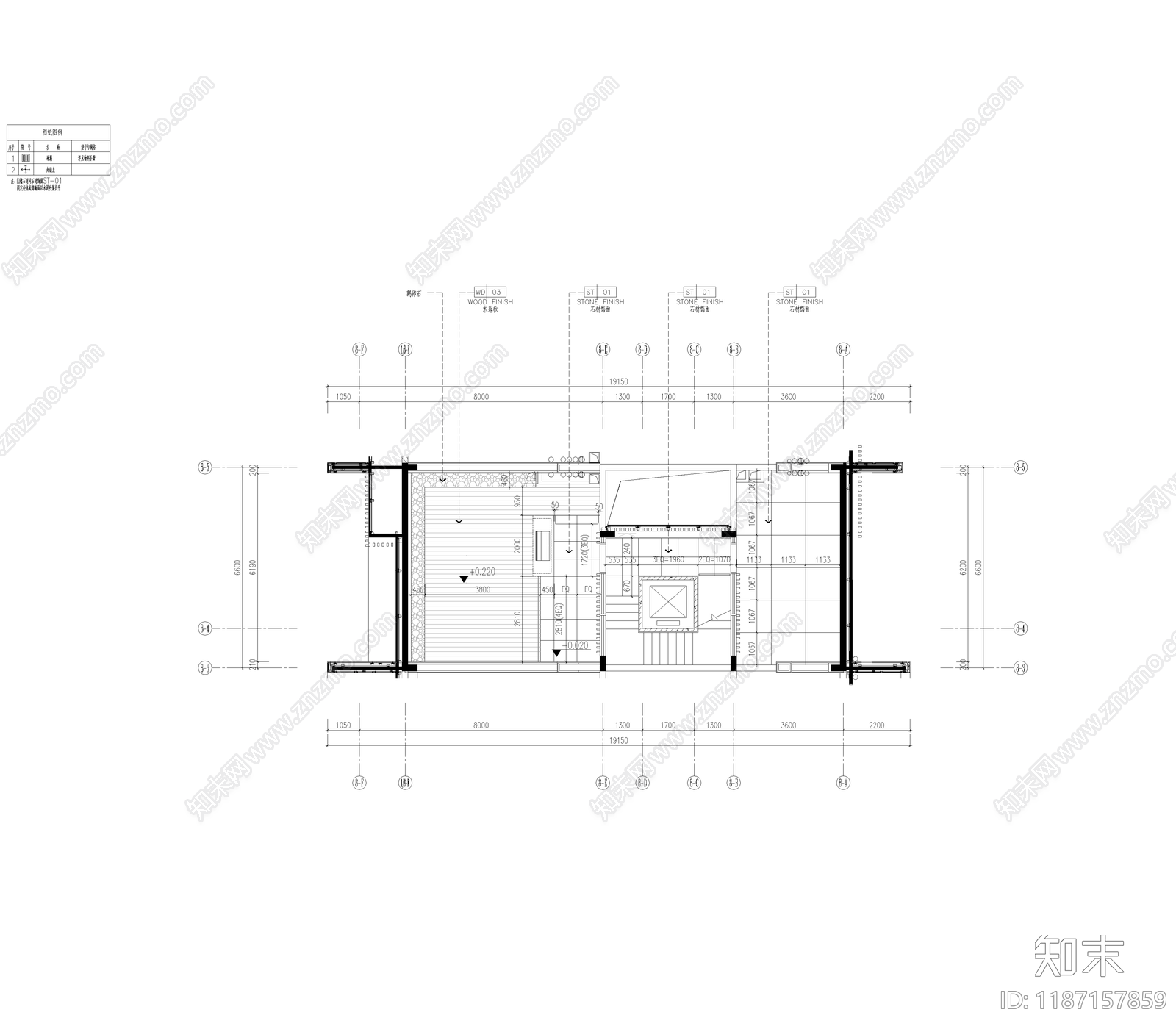 现代极简其他景观cad施工图下载【ID:1187157859】
