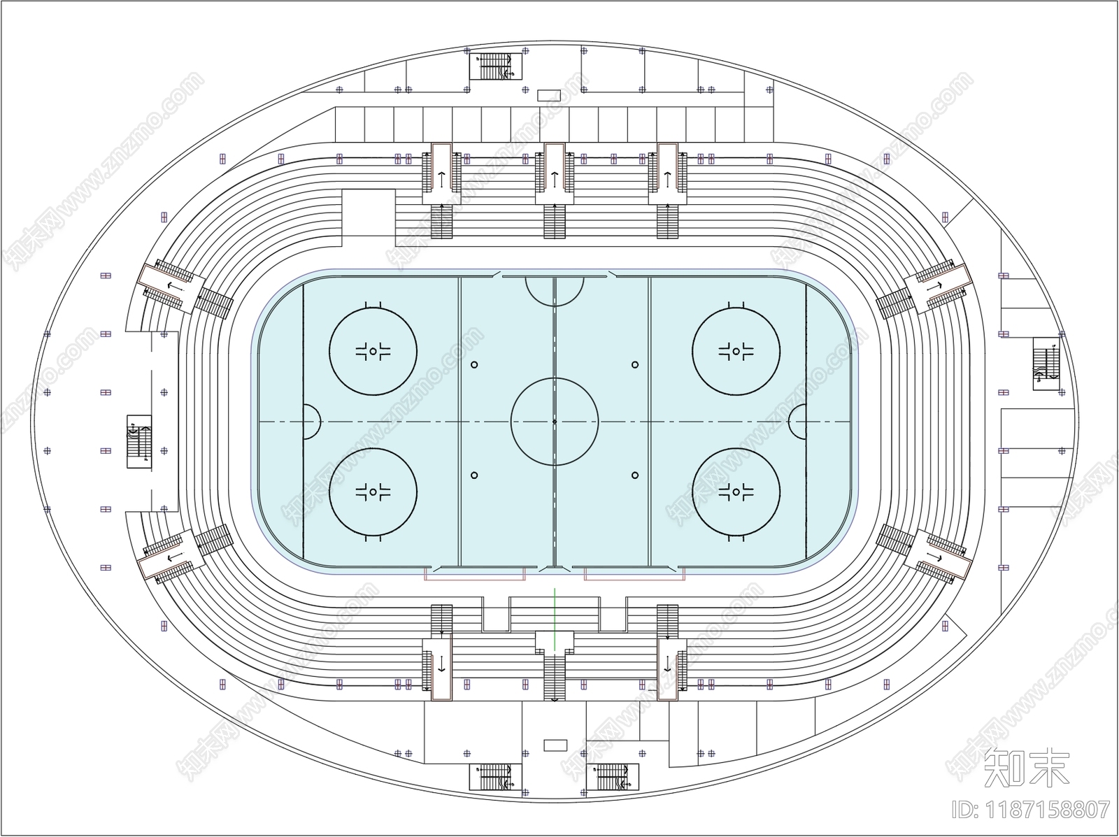 现代其他运动场地施工图下载【ID:1187158807】