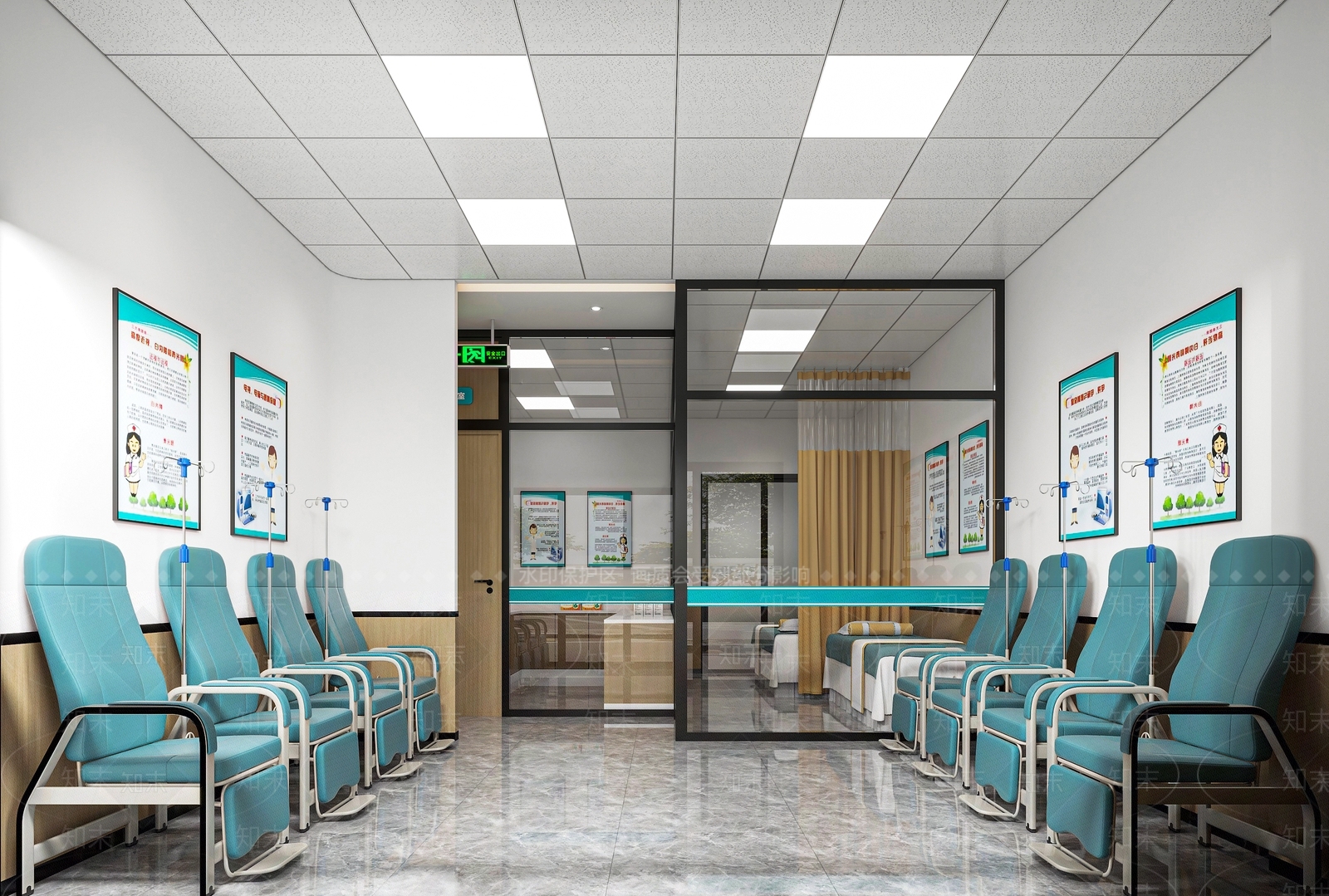 现代原木医院3D模型下载【ID:1187160707】