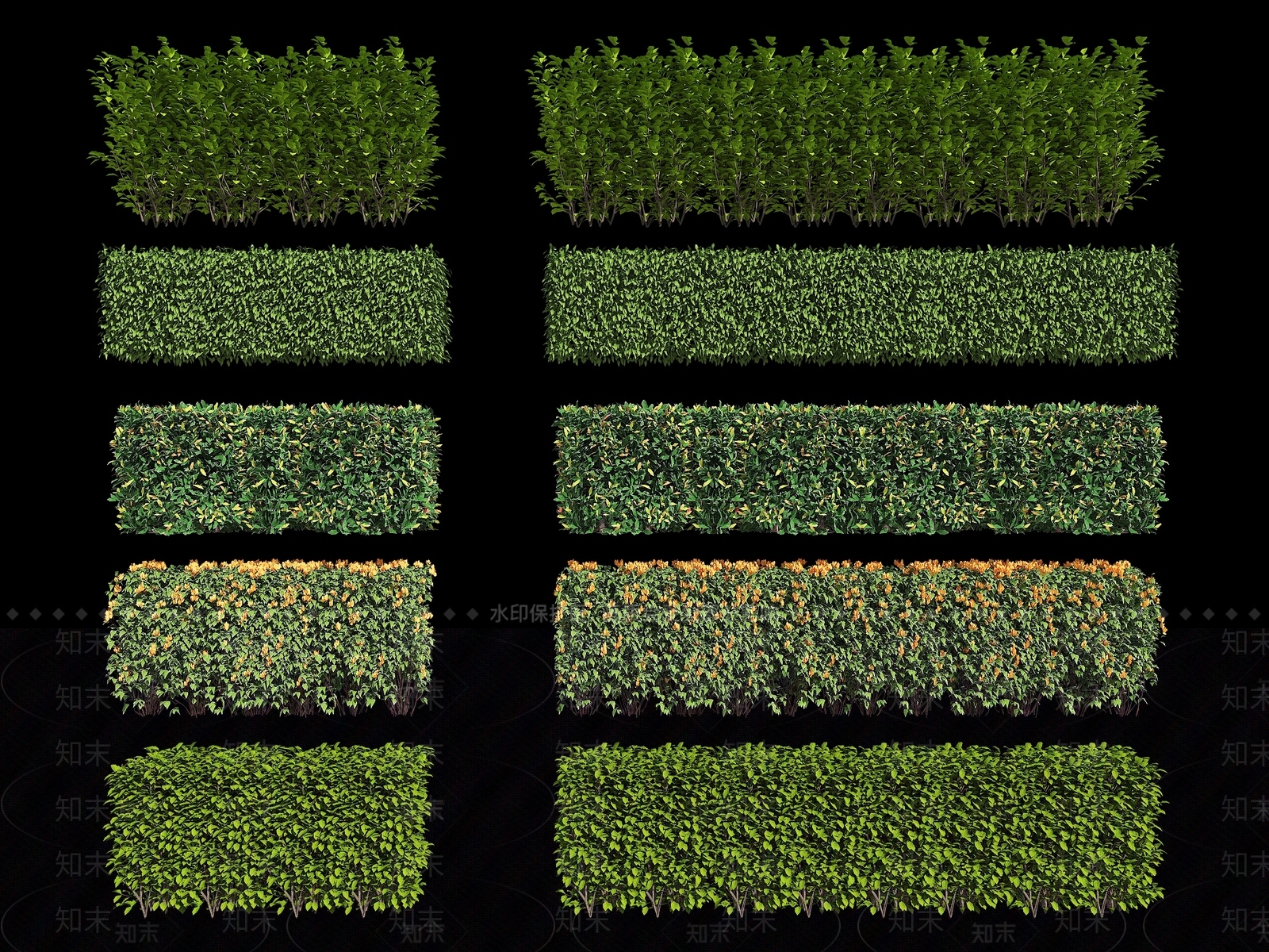 绿植墙SU模型下载【ID:1187161785】