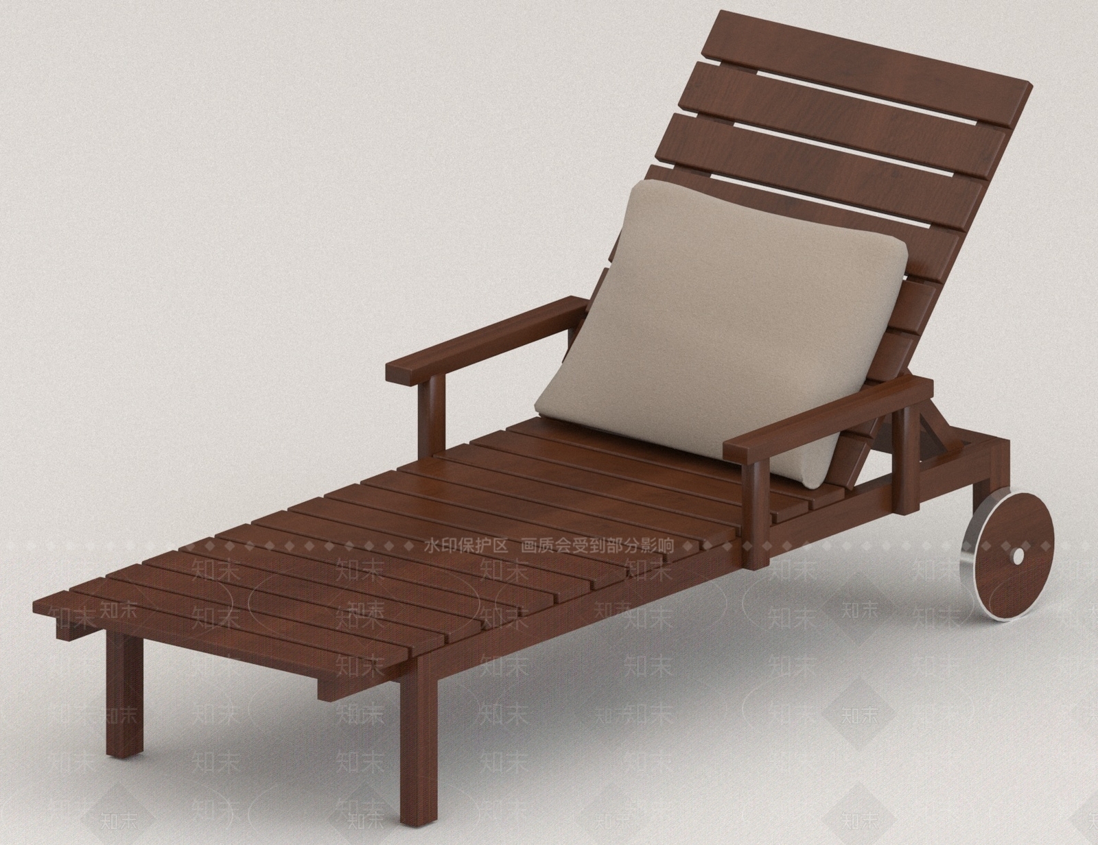 现代躺椅3D模型下载【ID:1187165294】