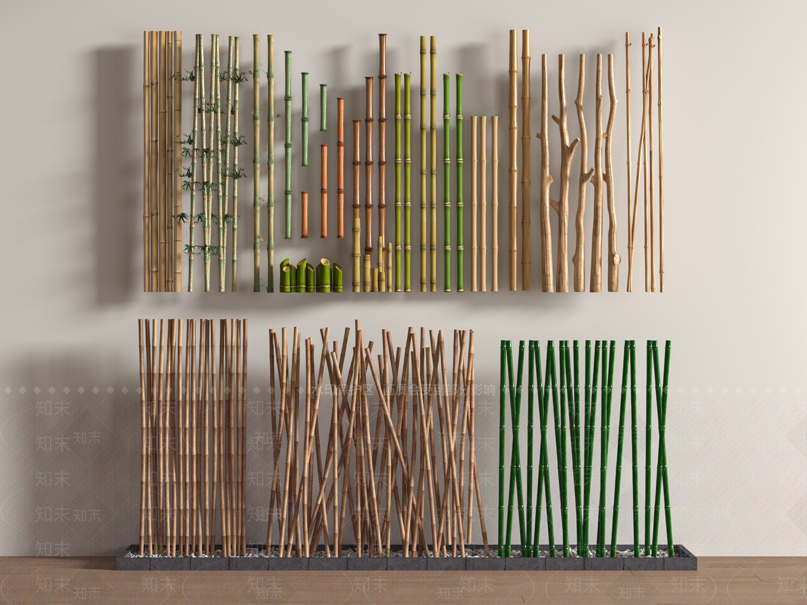 竹子3D模型下载【ID:1187164350】