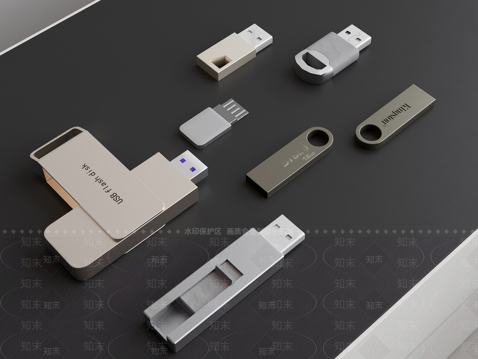 办公用品3D模型下载【ID:1187164627】